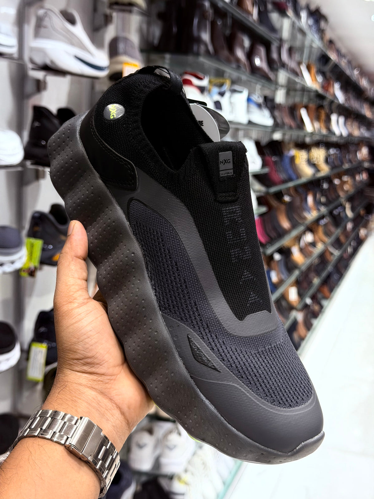 COLUMBUS POD GRIP SHOE - GREY