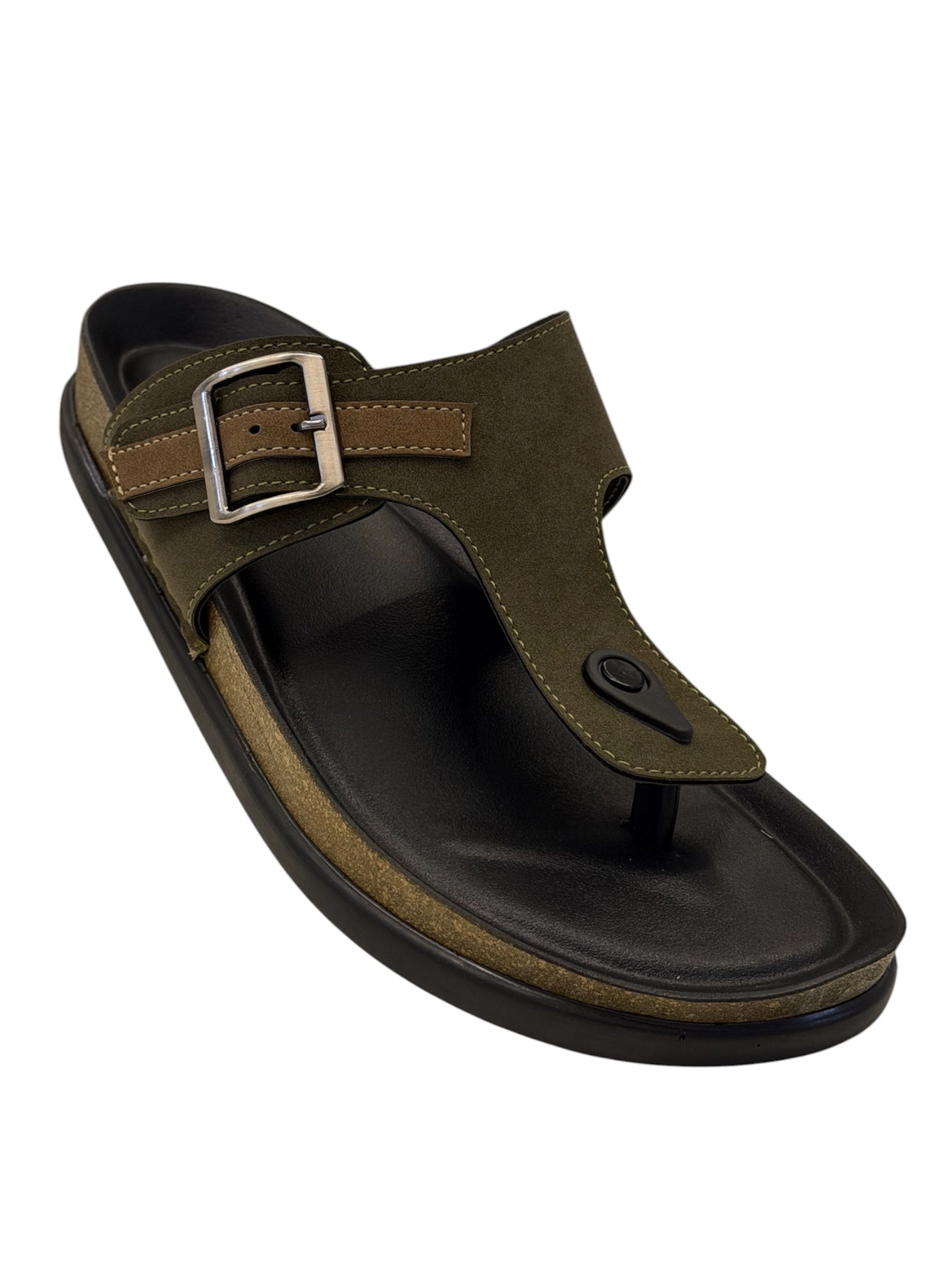 CALIVER OLIVE GREEN V SHAPE