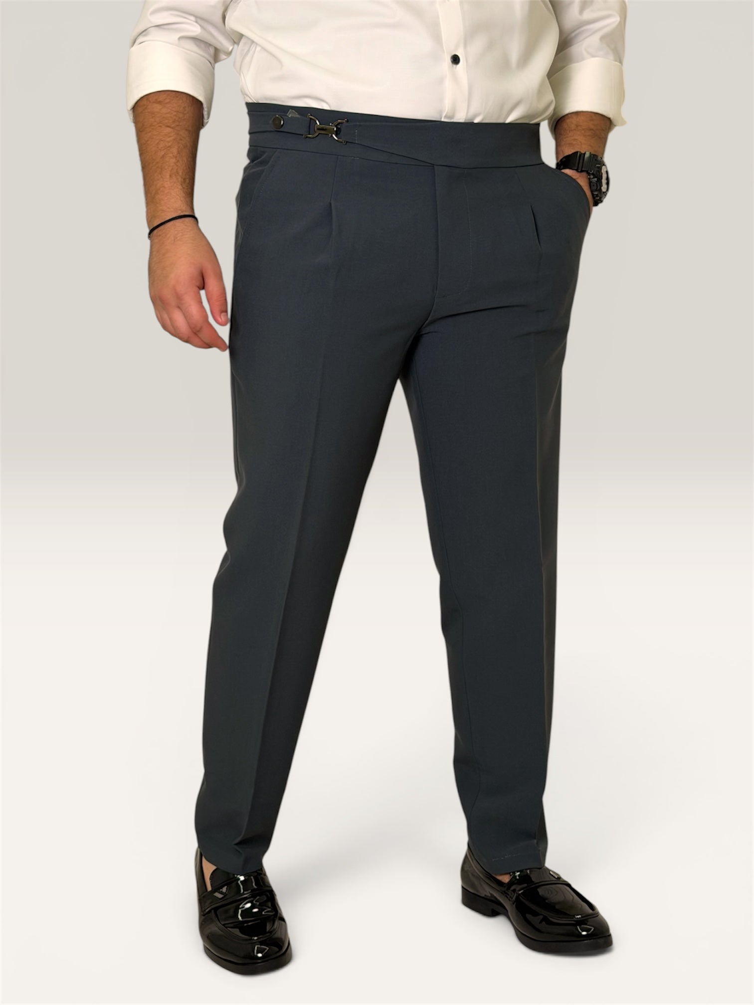 Ash Grey Gurkha Pant 10