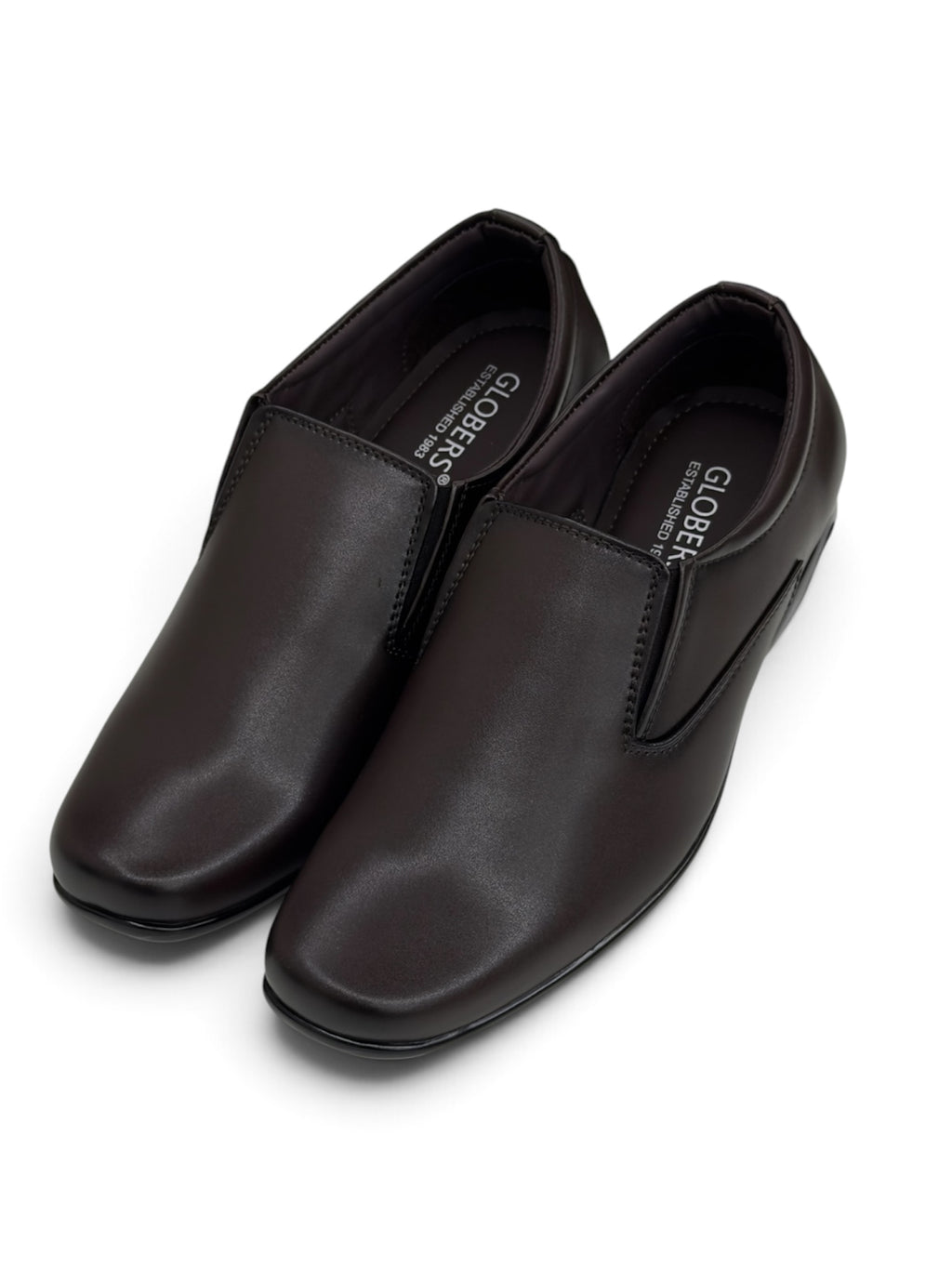 GLOBERS MEN’S FORMAL SHOES WITHOUT LESS BROWN