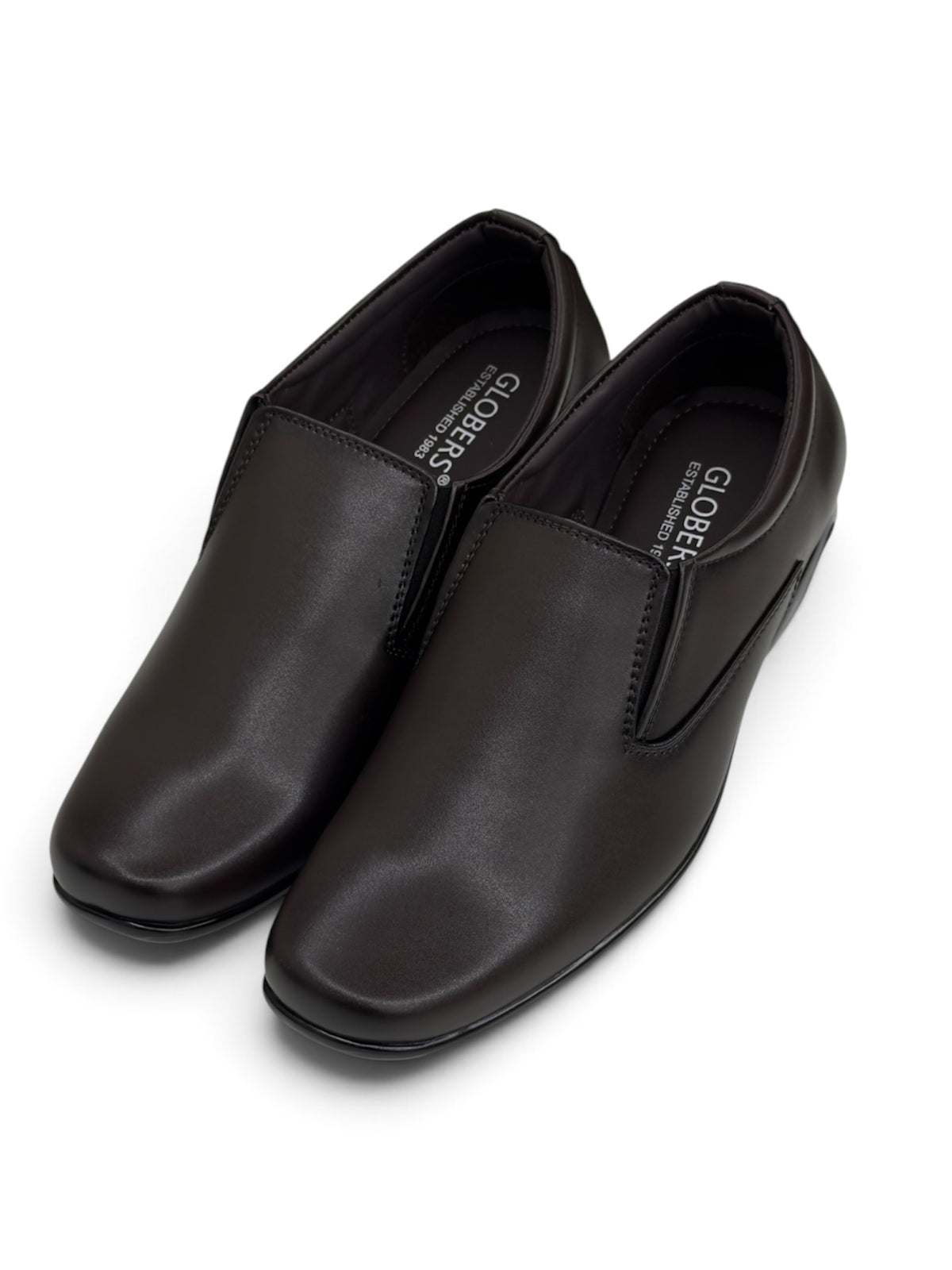 GLOBERS MEN’S FORMAL SHOES WITHOUT LESS BROWN