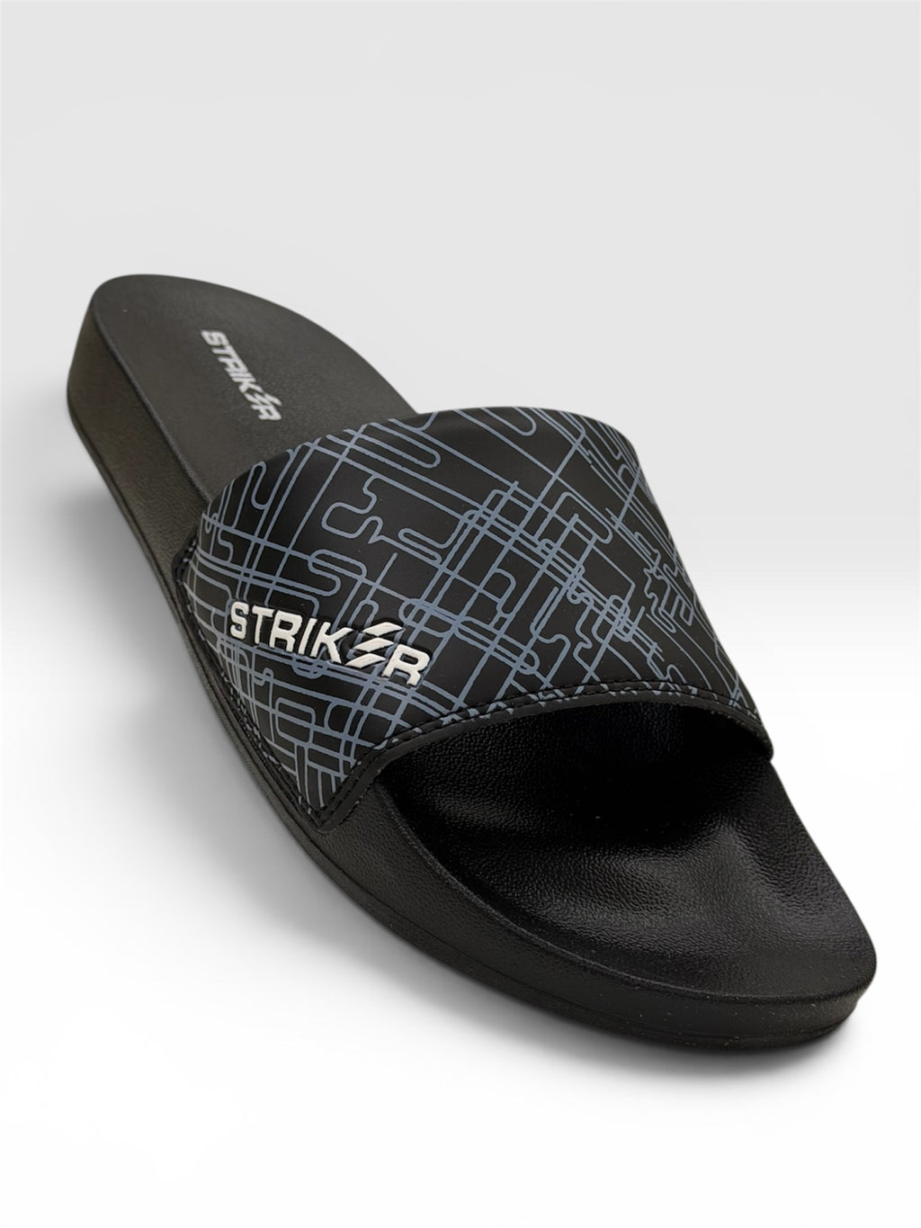 STRIKER SLIDERS BLACK FOR MEN