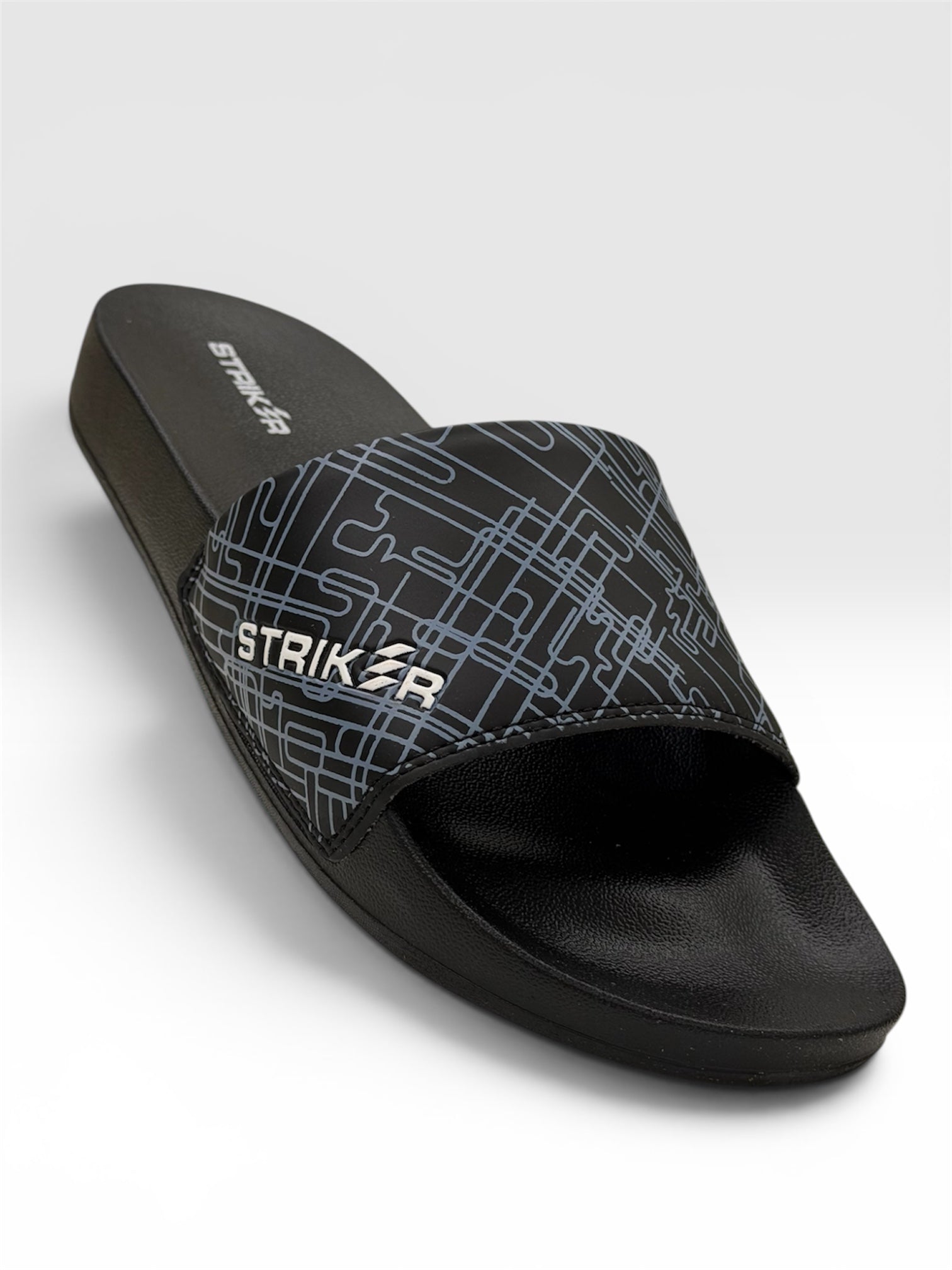 STRIKER SLIDERS BLACK FOR MEN