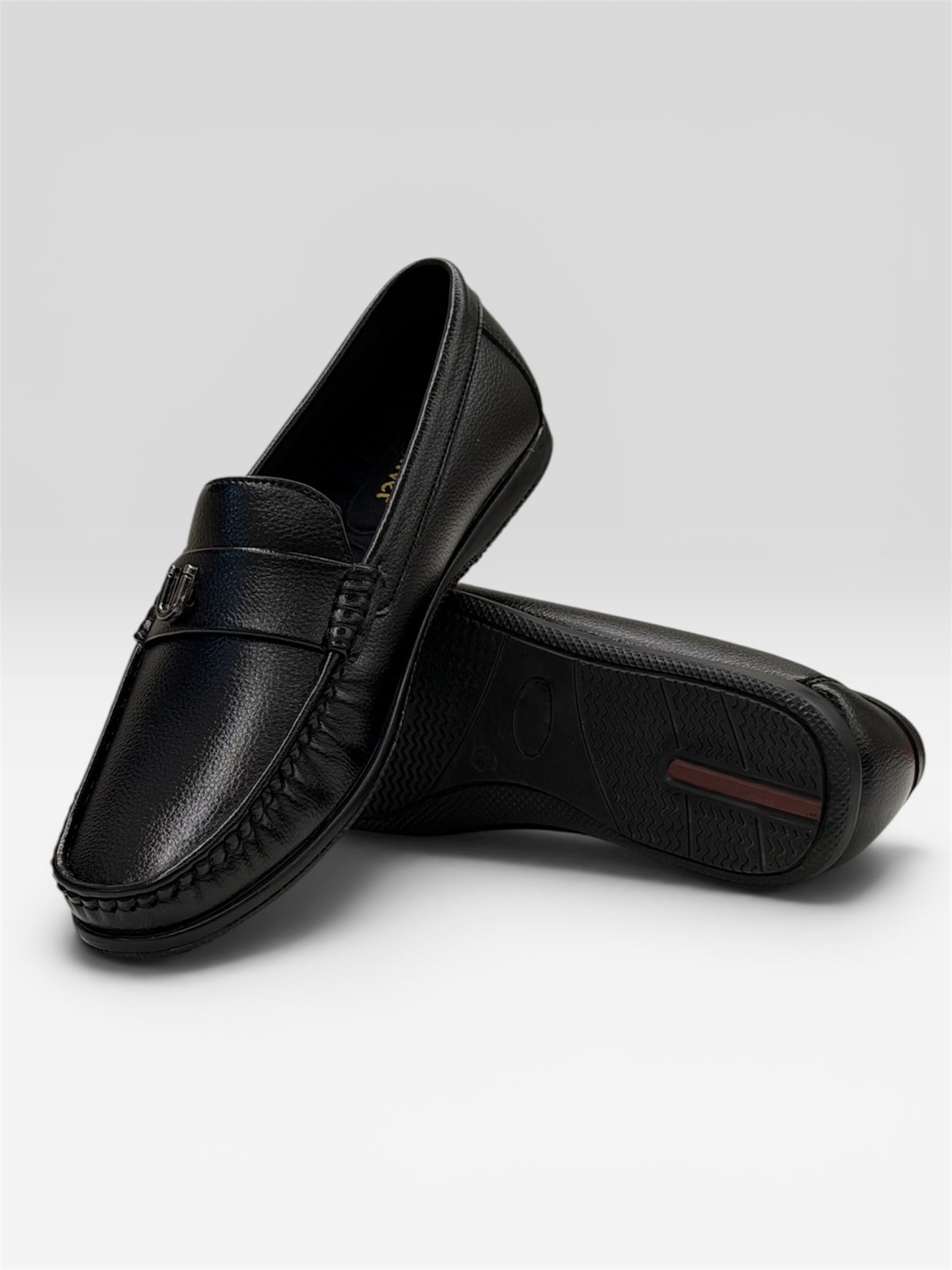 BLACK LOAFERS SHOES FOR MENS