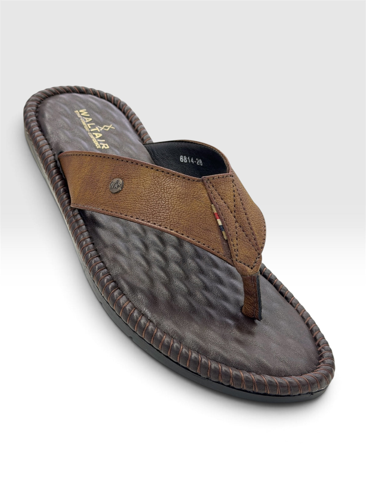 WALTAIR V SHAPE-SLIPPERS - BROWN
