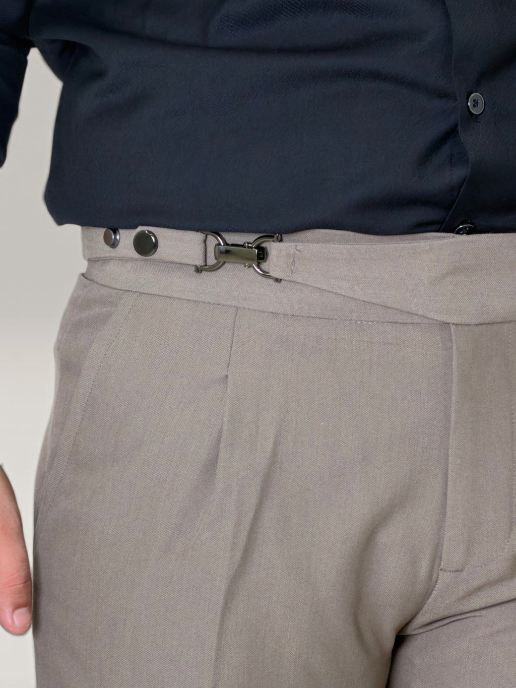 Silver Grey GURKHA Pant 2