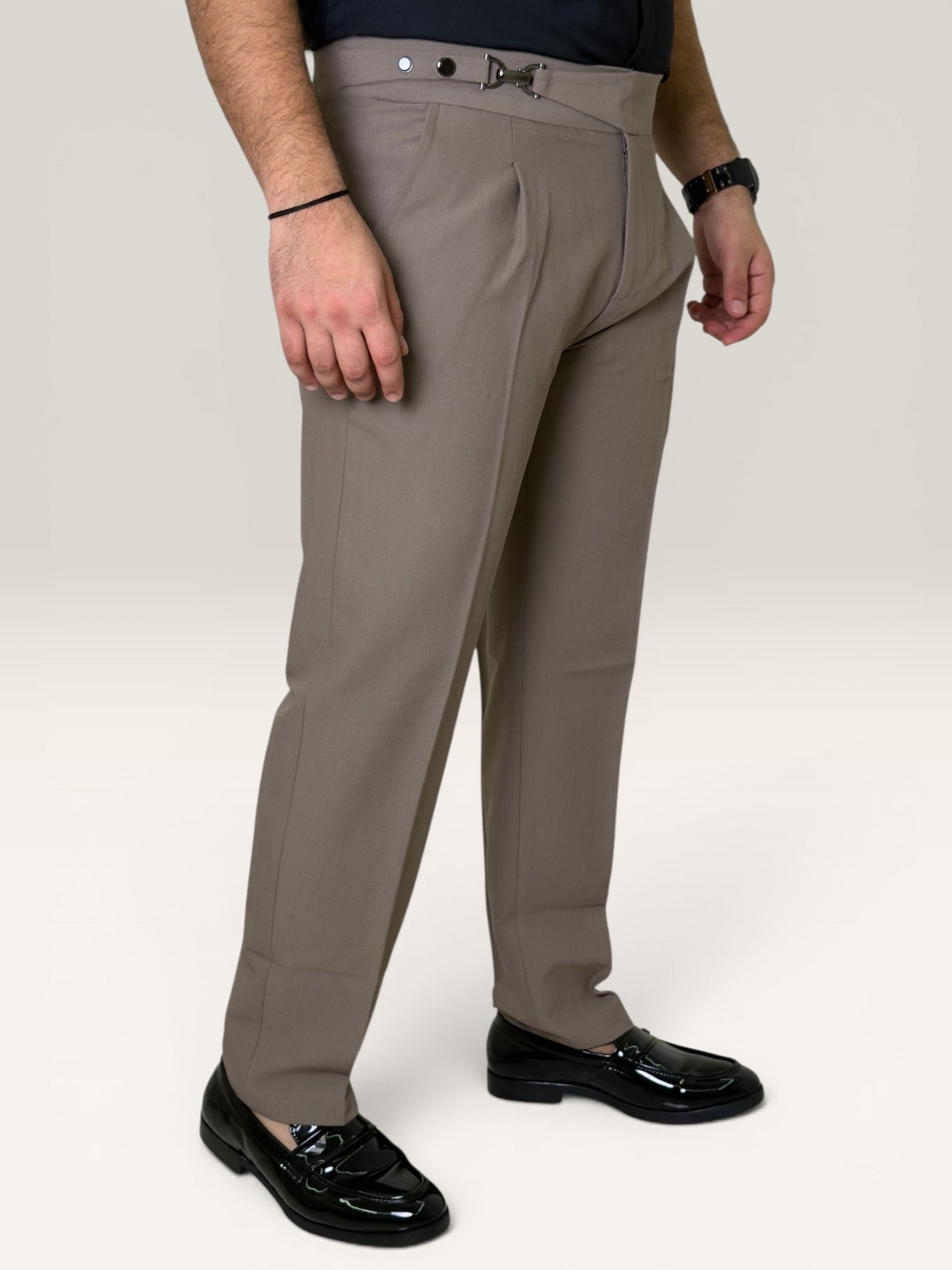 Silver Grey GURKHA Pant 2