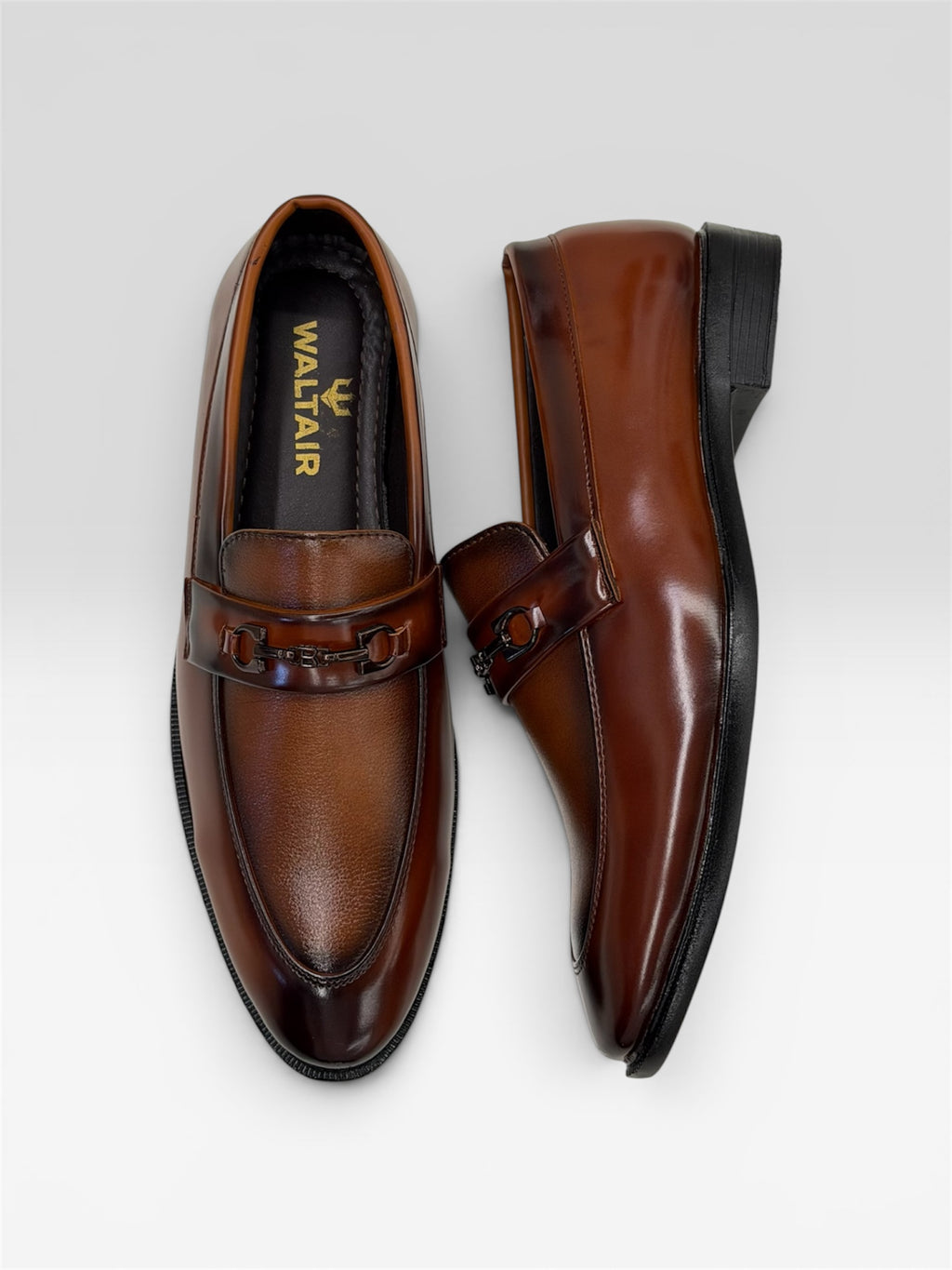 WALTAIR TAN LOAFERS FOR MENS