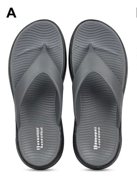 MASSAGER DARK GREY SLIPPERS