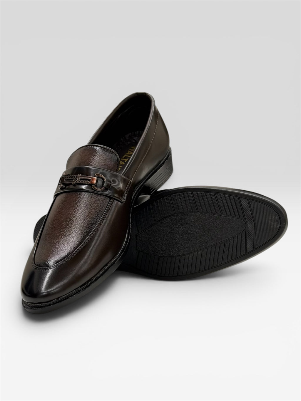 WALTAIR BROWN LOAFERS FOR MENS