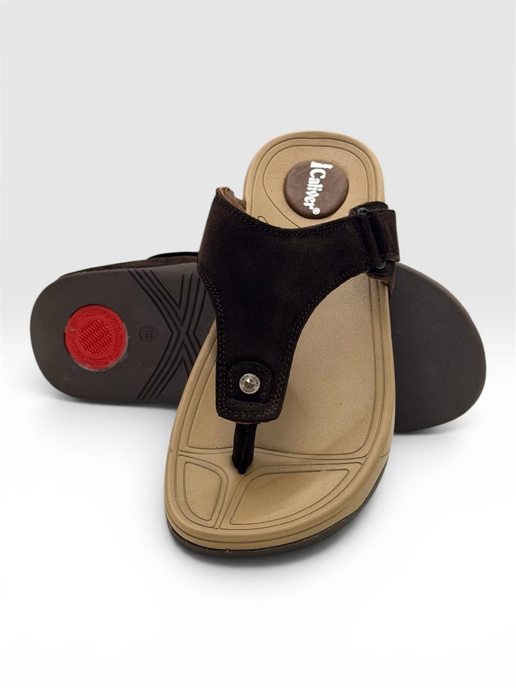 CALIVER PSPK V SHAPE - BROWN FOR MENS