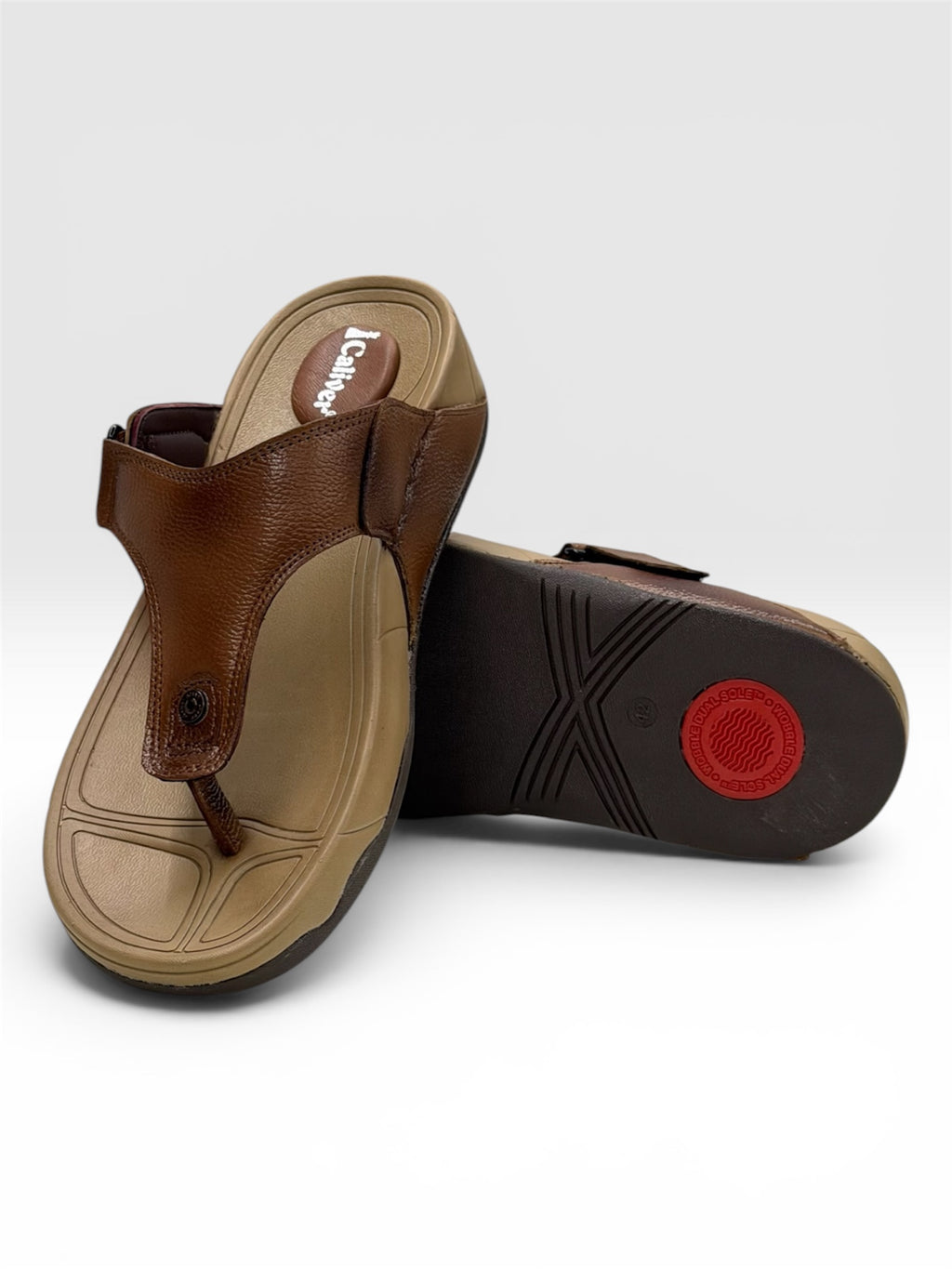 CALIVER PSPK V SHAPE - TAN - FOR MENS
