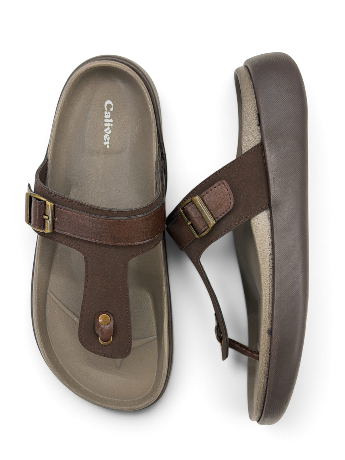 Caliver V-Shape Men's Sandal 6804 Brown