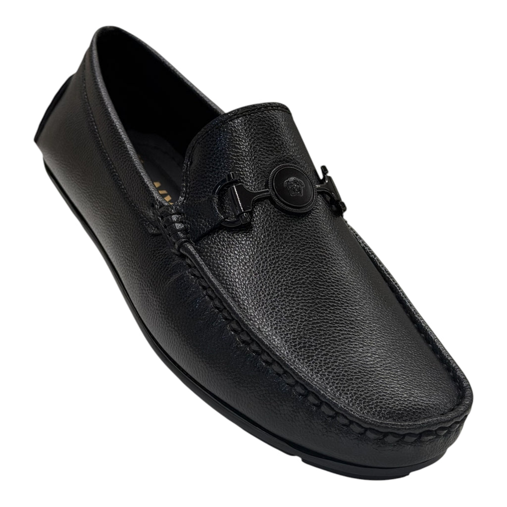 WALTAIR VENICENX BLACK LOAFERS MENS