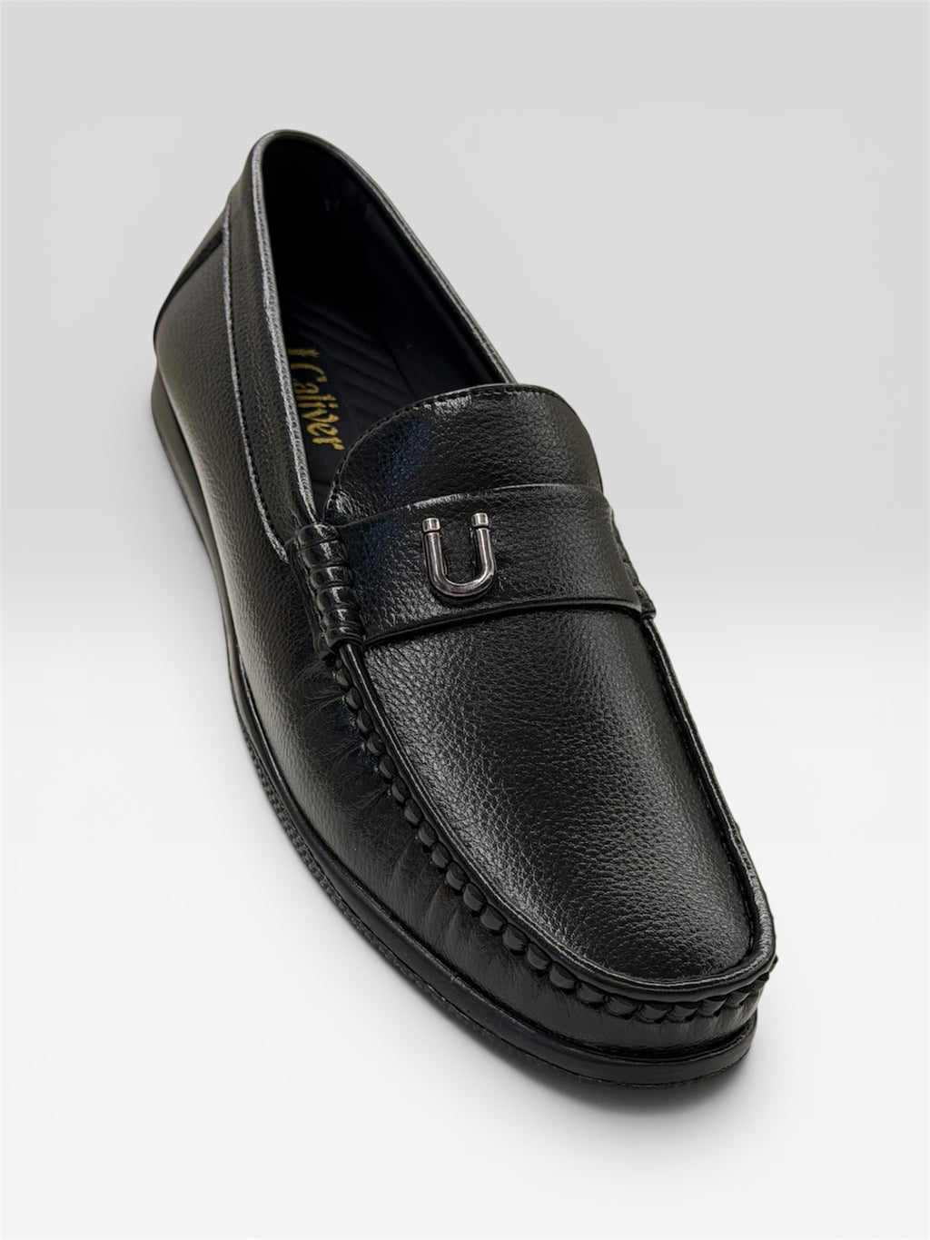 BLACK LOAFERS SHOES FOR MENS