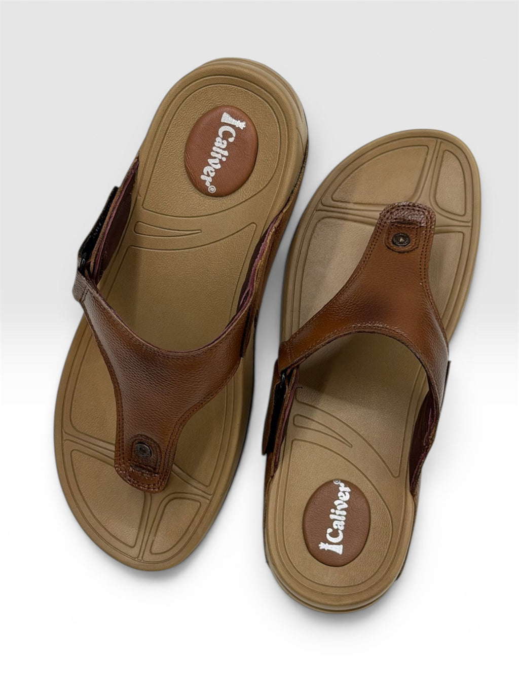 CALIVER PSPK V SHAPE - TAN - FOR MENS