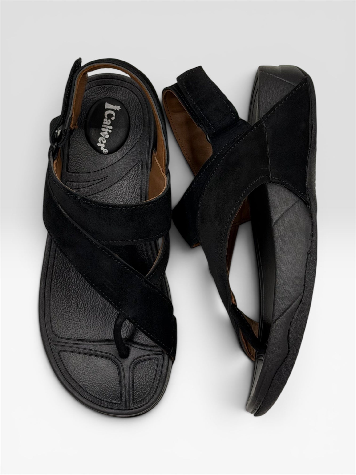 CALIVER PSPK SANDLES - BLACK - FOR MENS