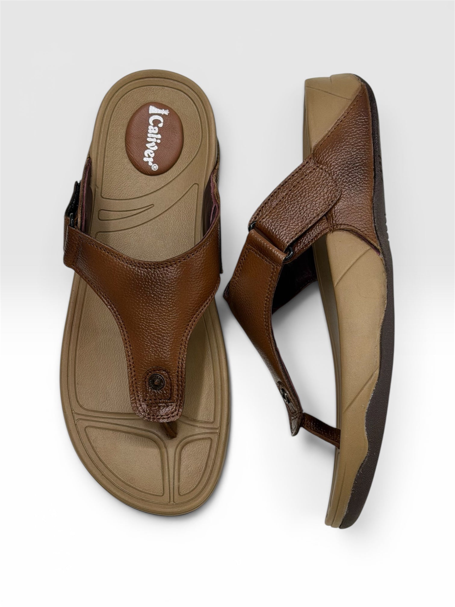 CALIVER PSPK V SHAPE - TAN - FOR MENS