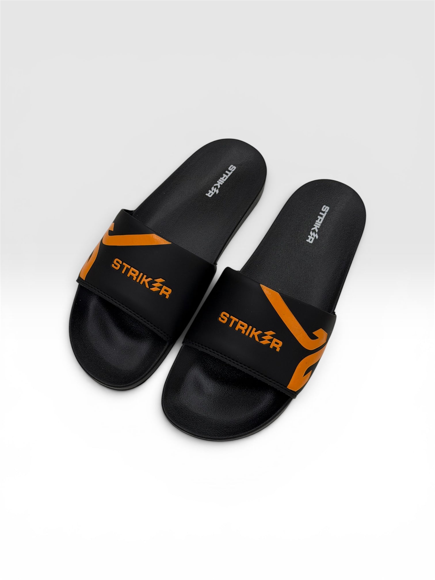STRIKER SLIDERS BLACK / ORANGE FOR MEN