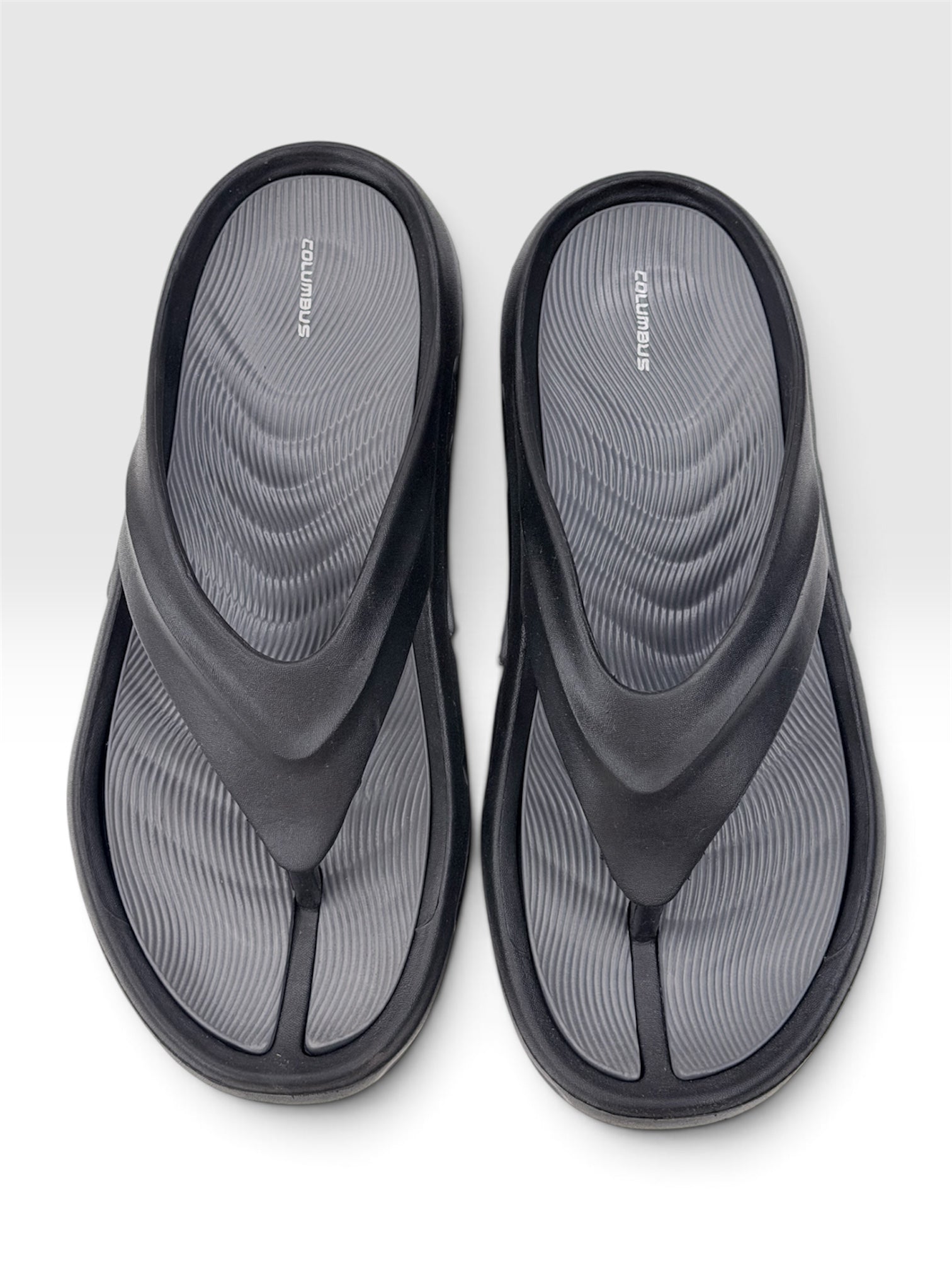 MASSAGER BLACK / D.GREY SLIPPERS