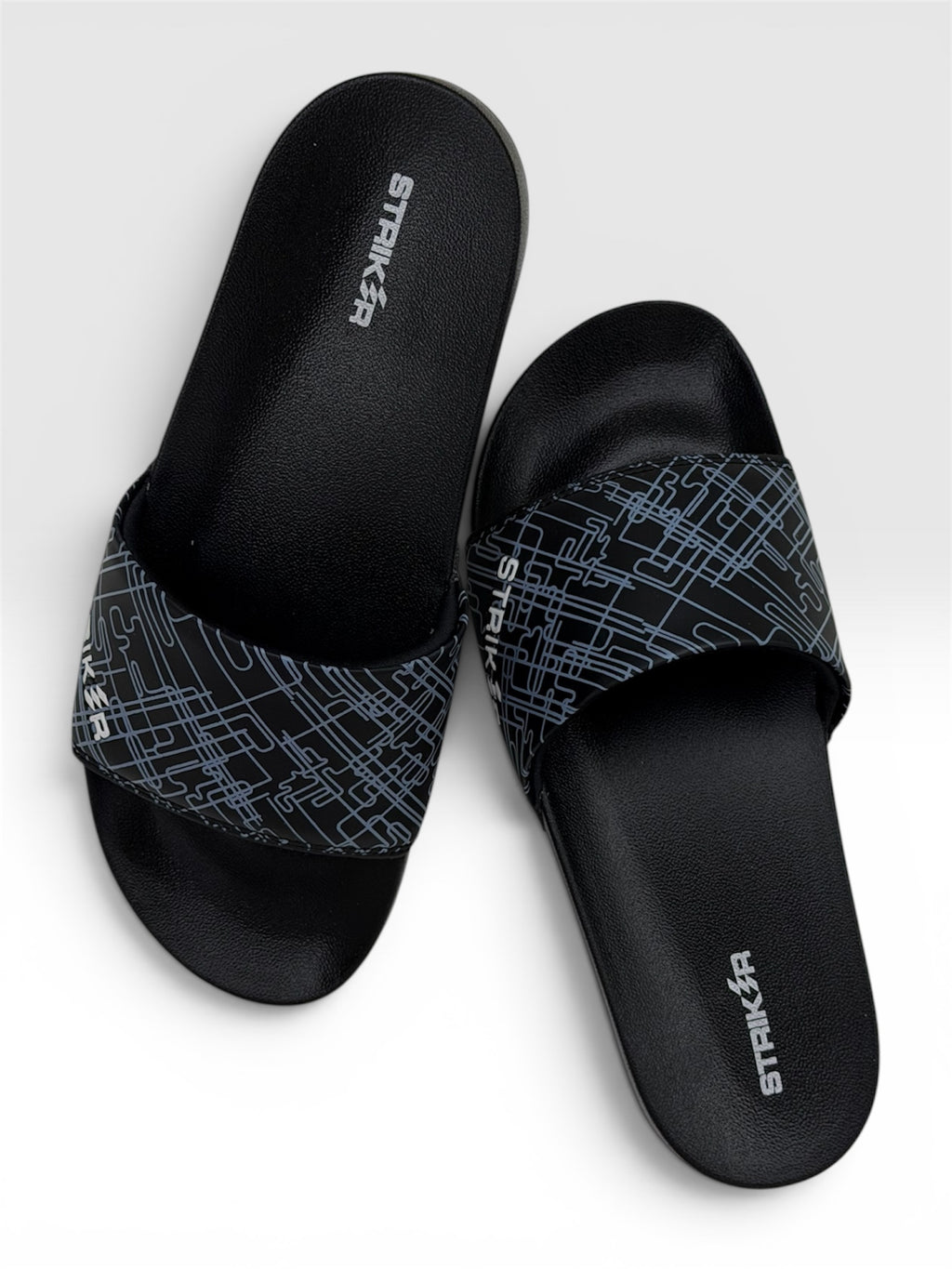 STRIKER SLIDERS BLACK FOR MEN