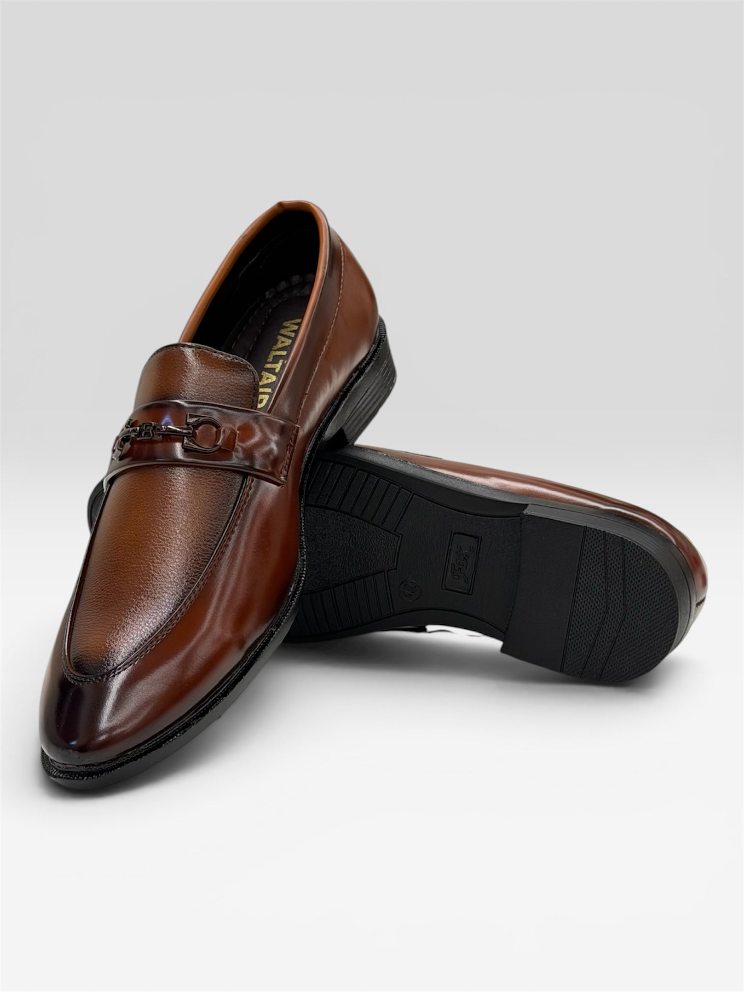 WALTAIR TAN LOAFERS FOR MENS
