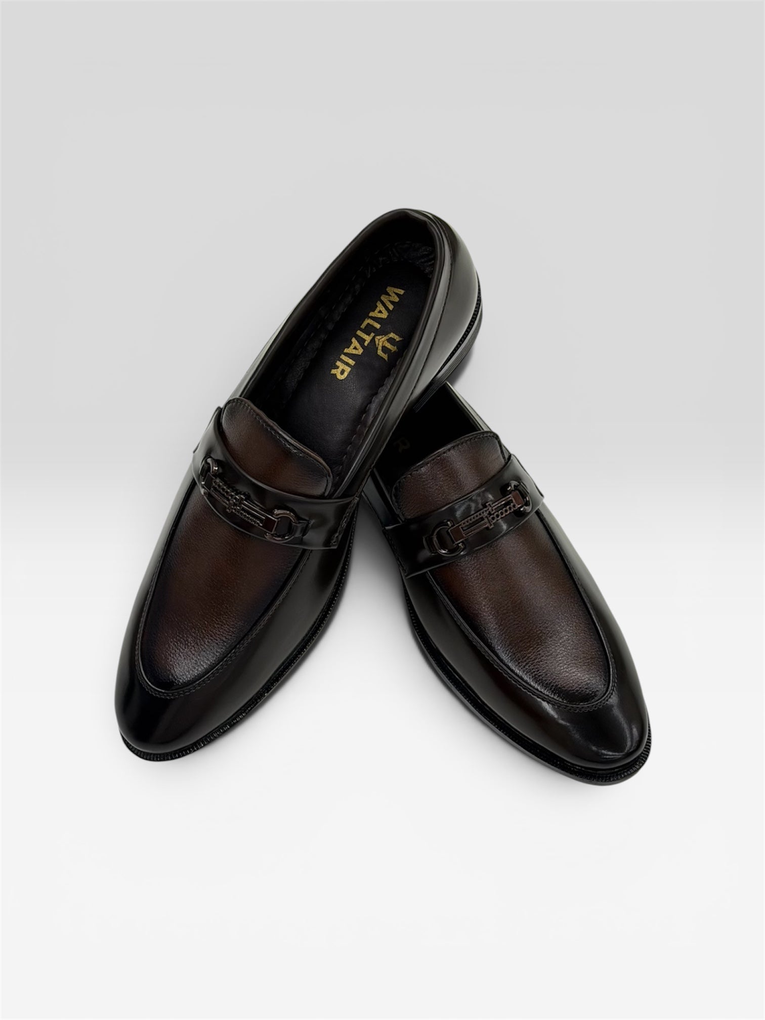 WALTAIR BROWN LOAFERS FOR MENS