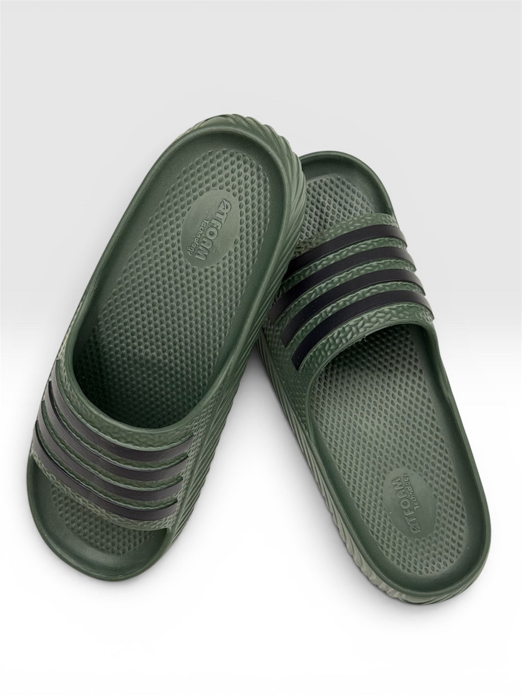 QTFOAM SLIDERS OLIVE GREEN FOR MENS