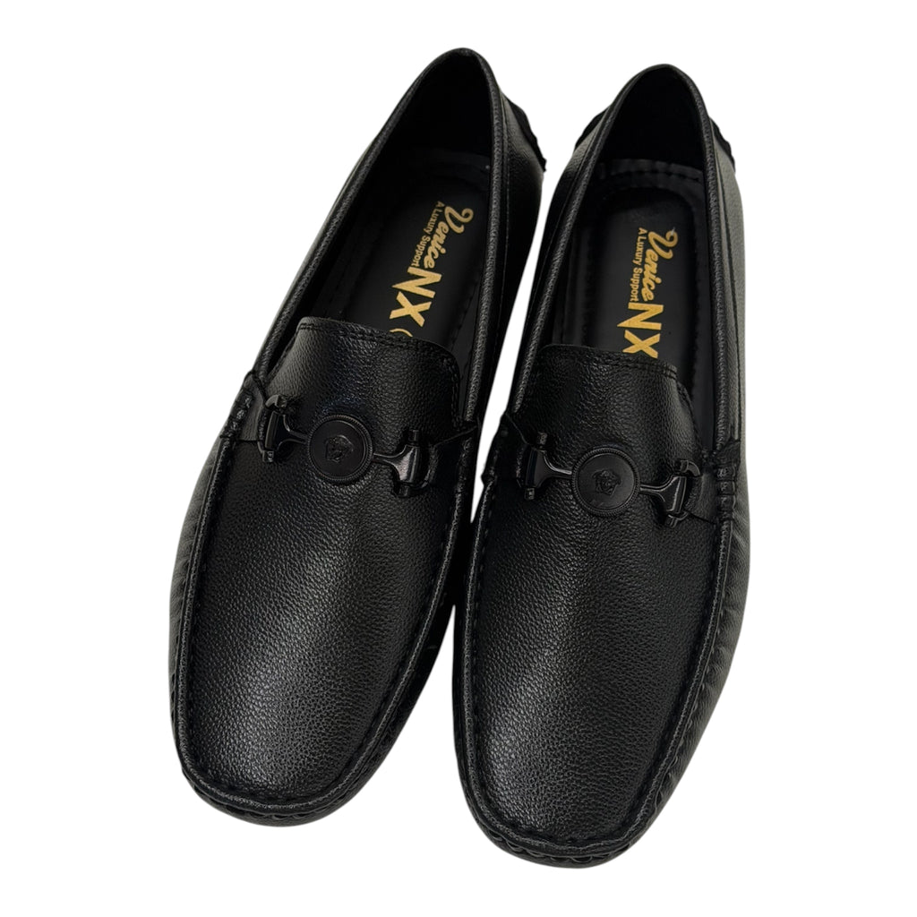 WALTAIR VENICENX BLACK LOAFERS MENS
