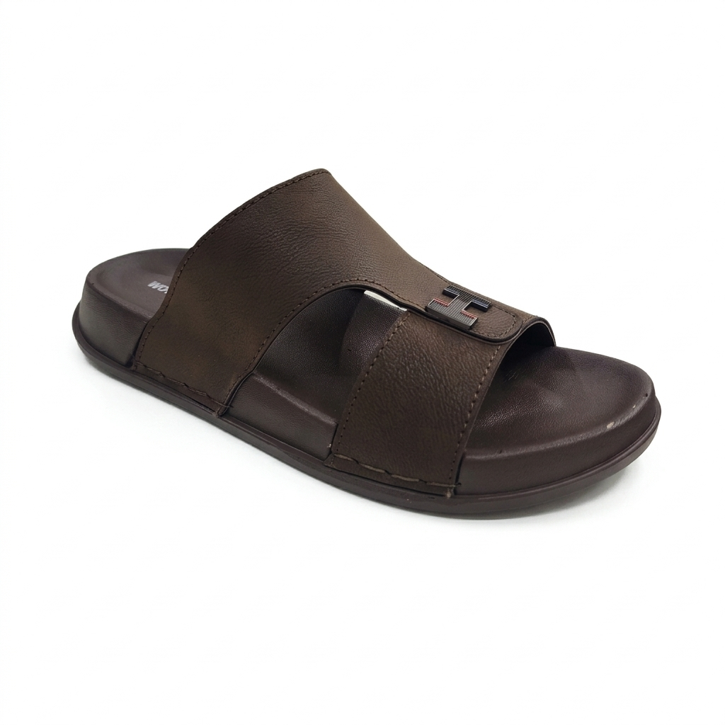WOOLCHEF BROWN SANDALS FOR MEN