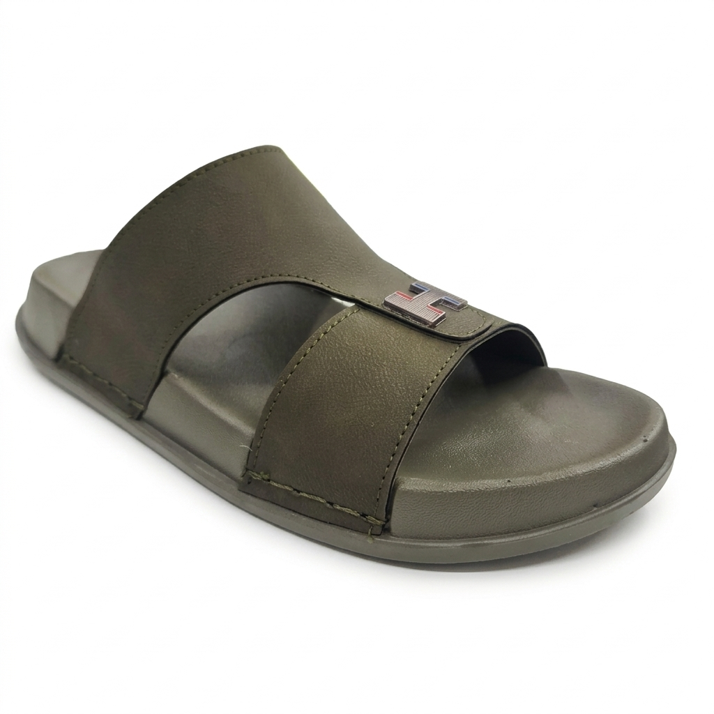 WOOLCHEF OLIVE GREEN SANDAL FOR MEN