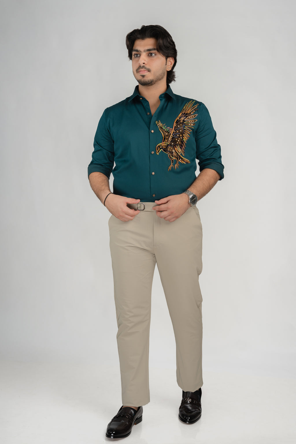 Cream Buckle Pant 11