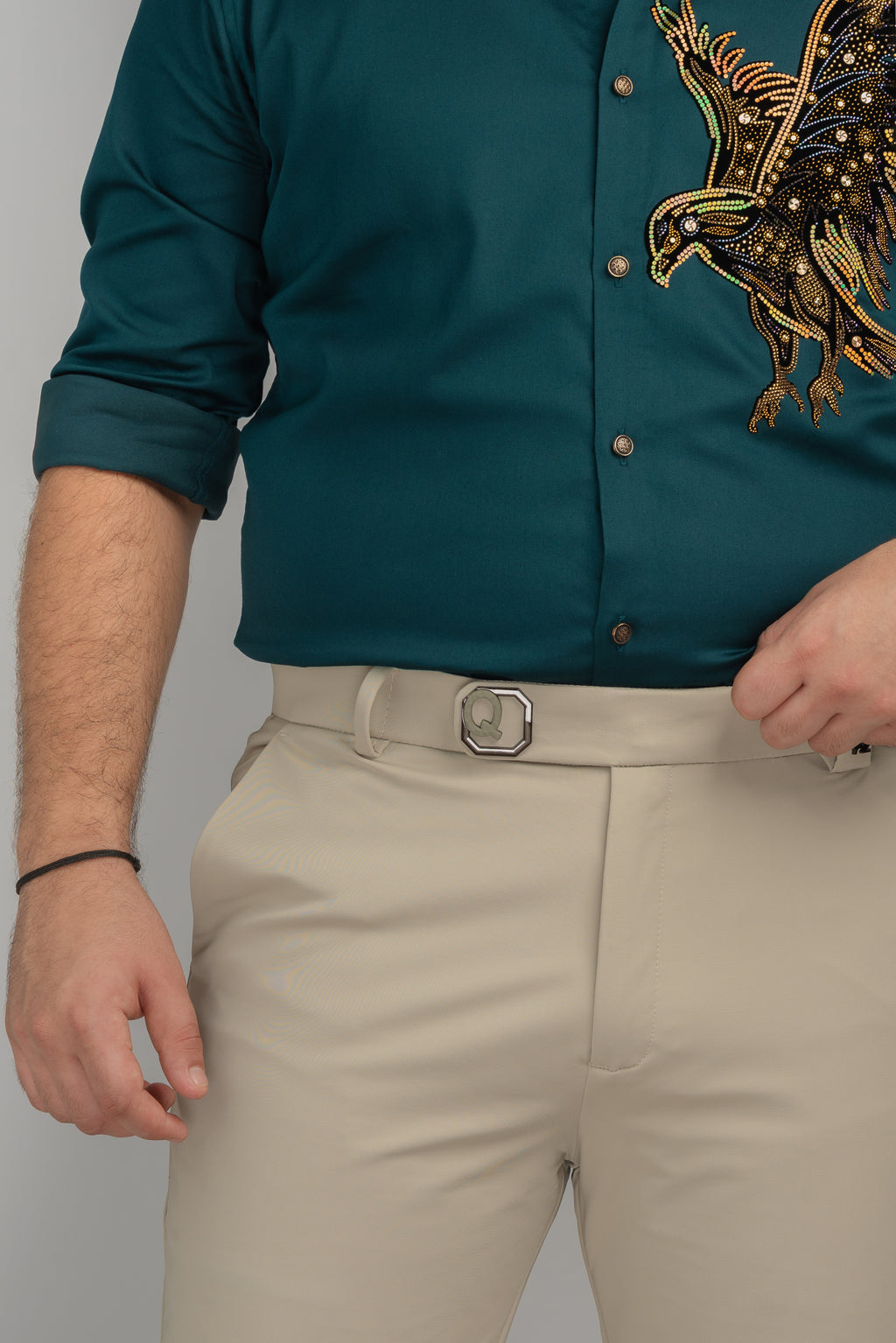 Cream Buckle Pant 11