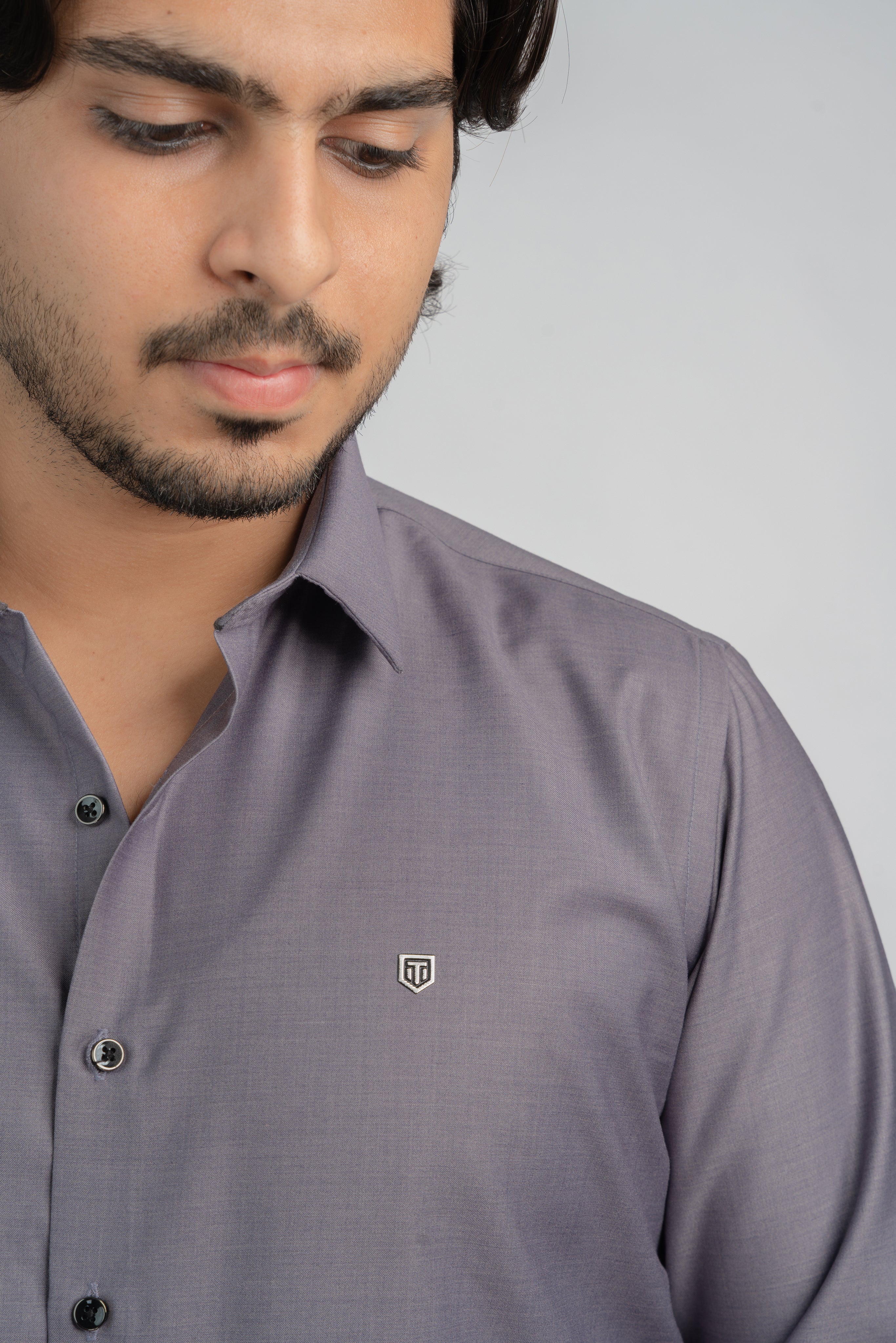 Plain Purple Full sleeve shirt