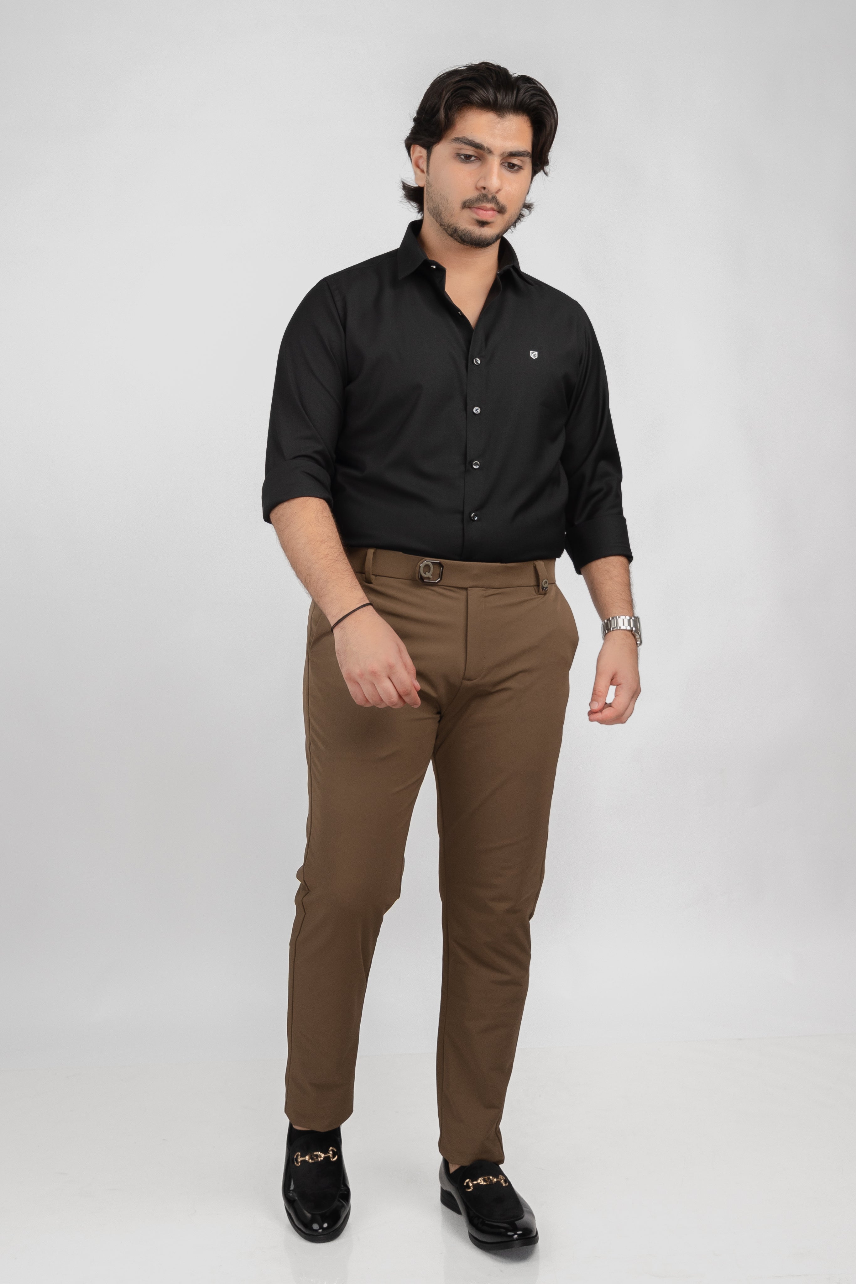 Plain Black full sleeve shirt