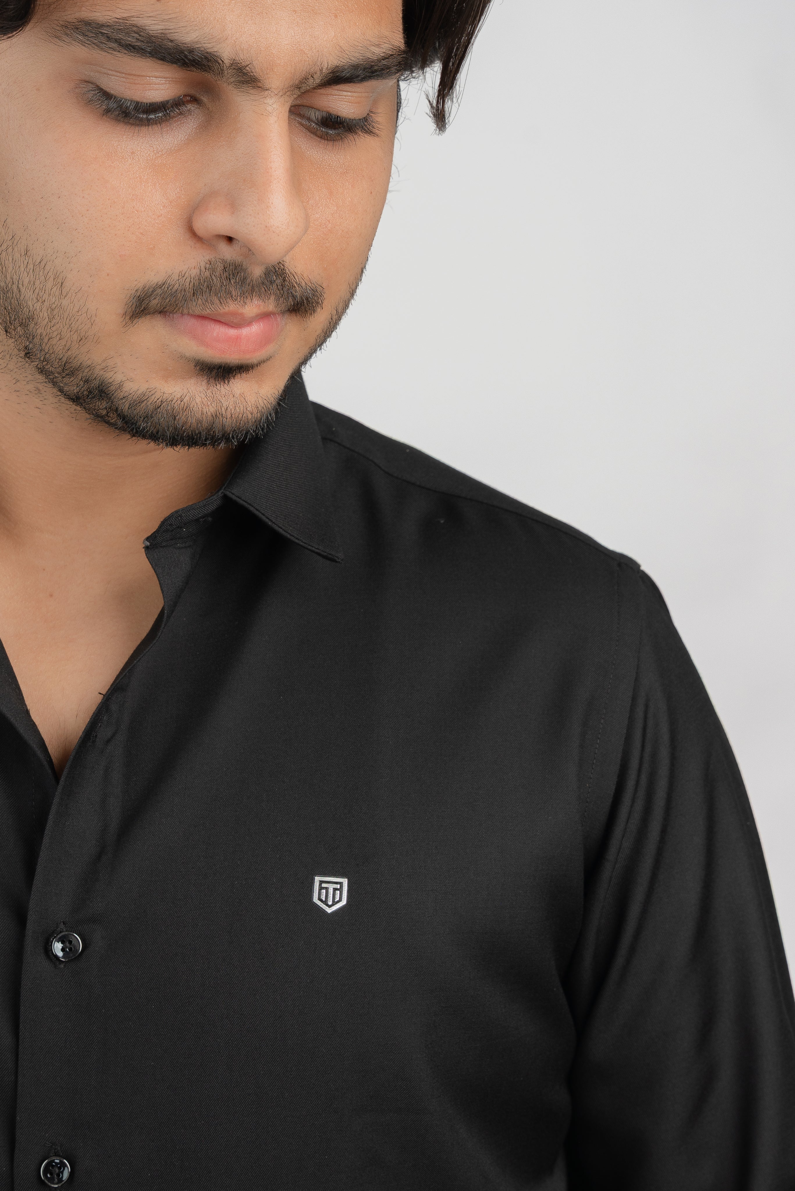 Plain Black full sleeve shirt