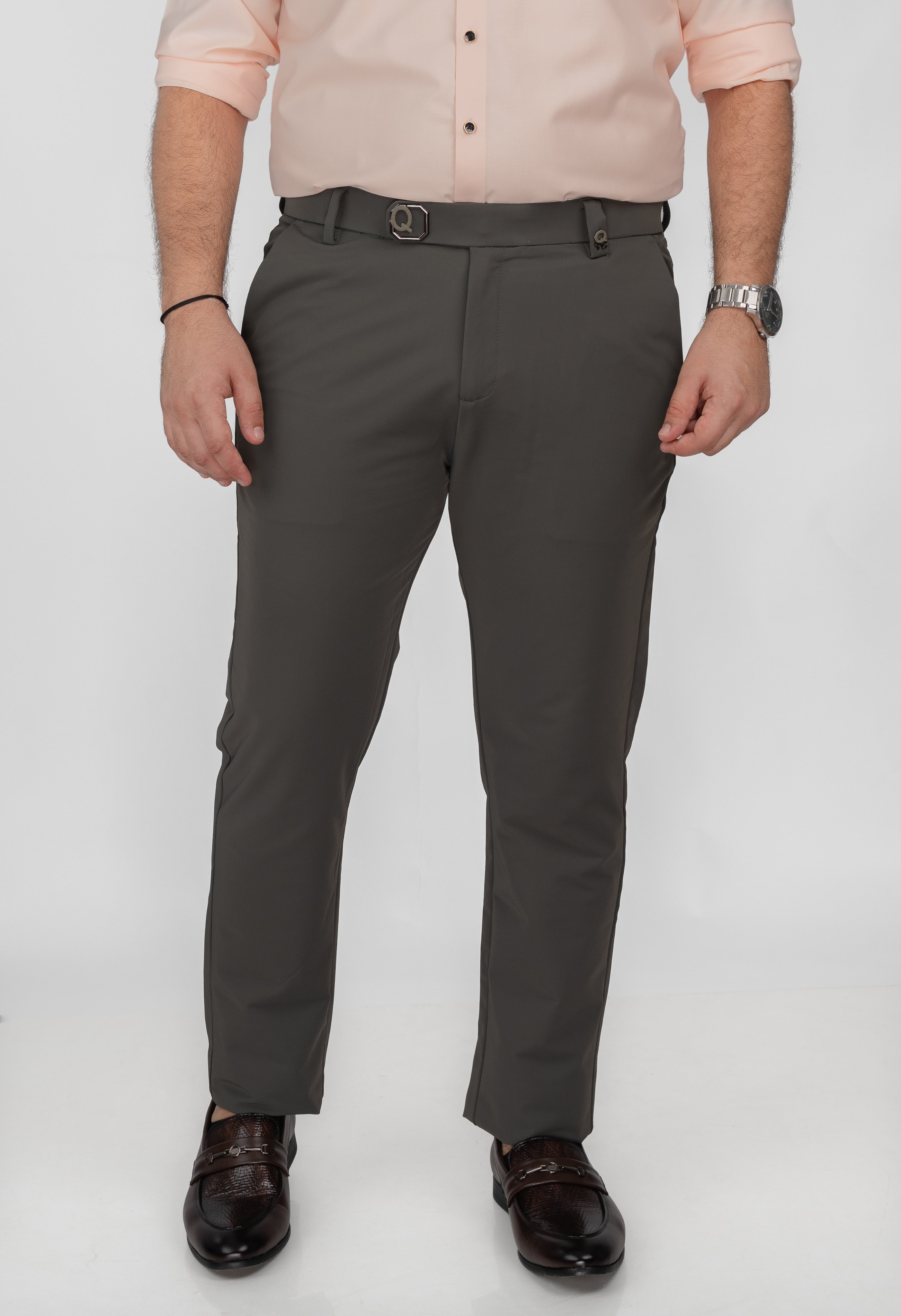 Olive Buckle Pant