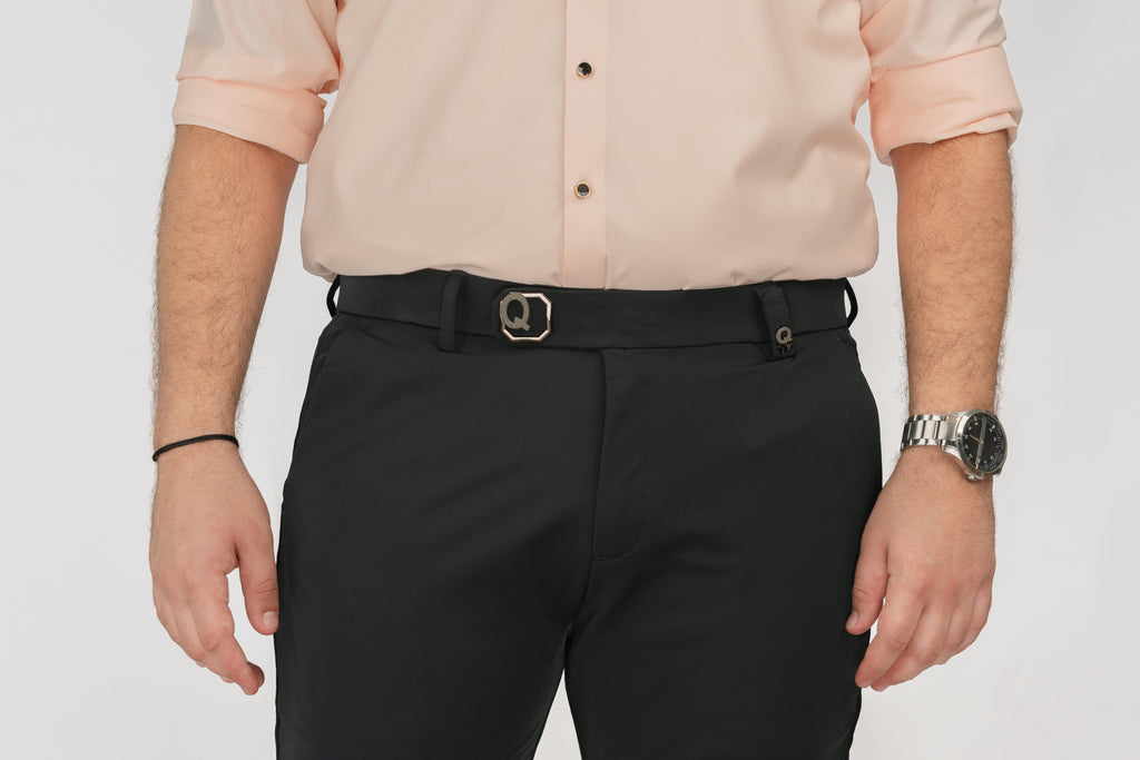 Dark Green Buckle Pant 03