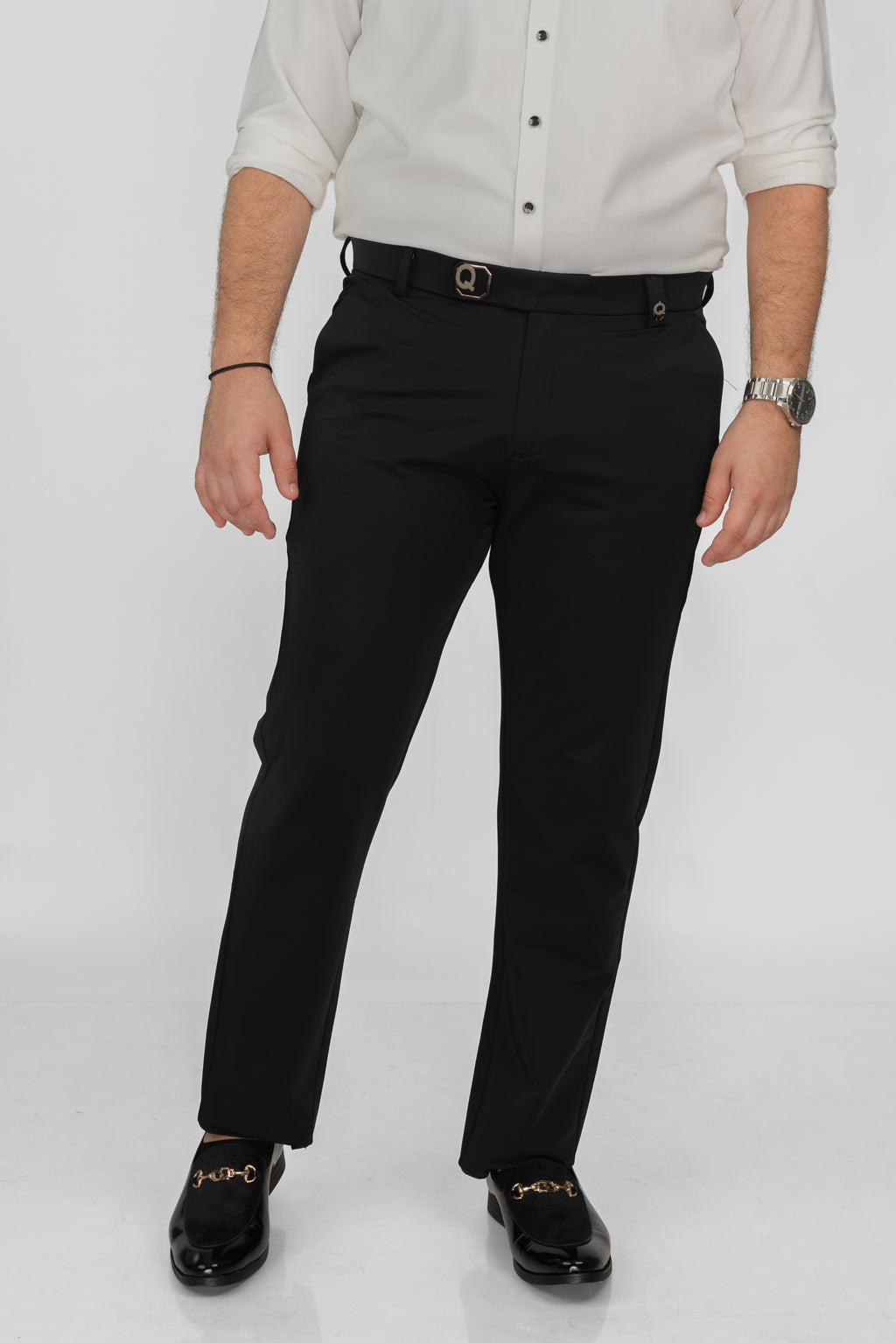Black Buckle Pant