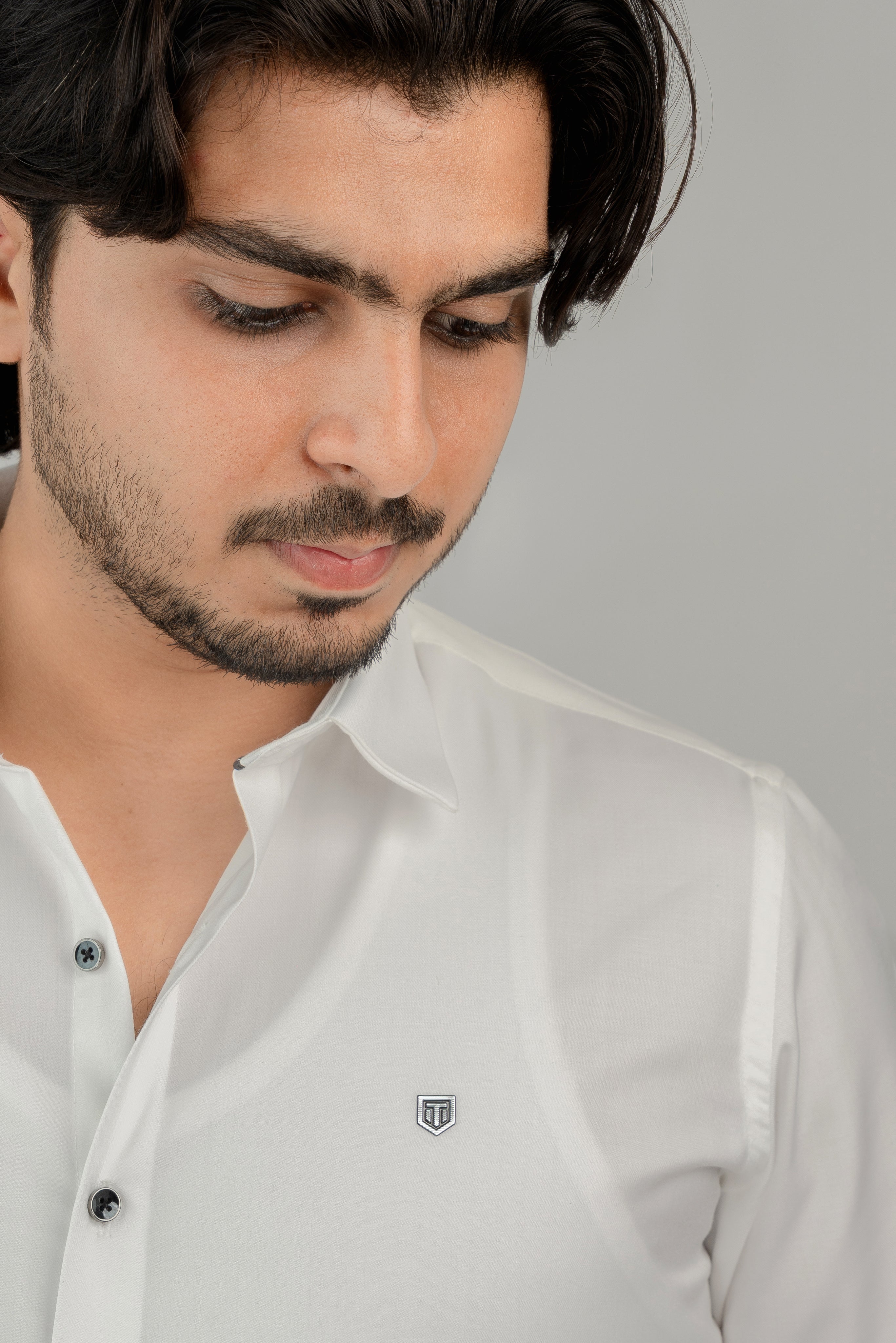 Plain White Full Sleeve Formal Shirt