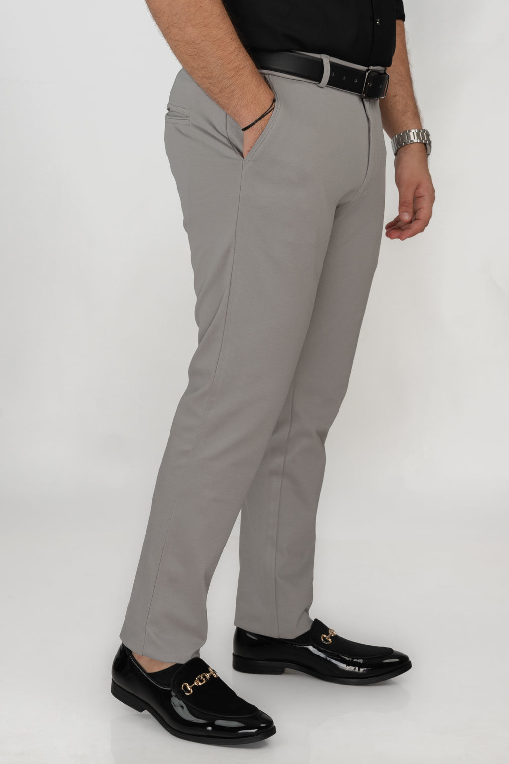 Light Grey Stretch Pant 7
