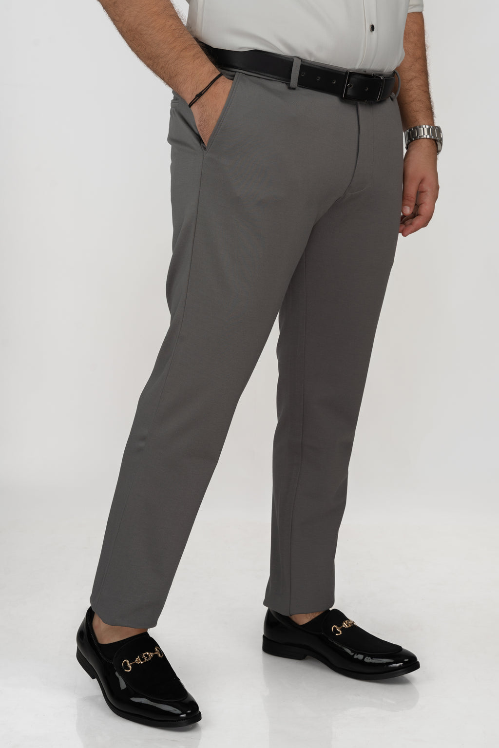 Dark Grey Stretch Pant 8