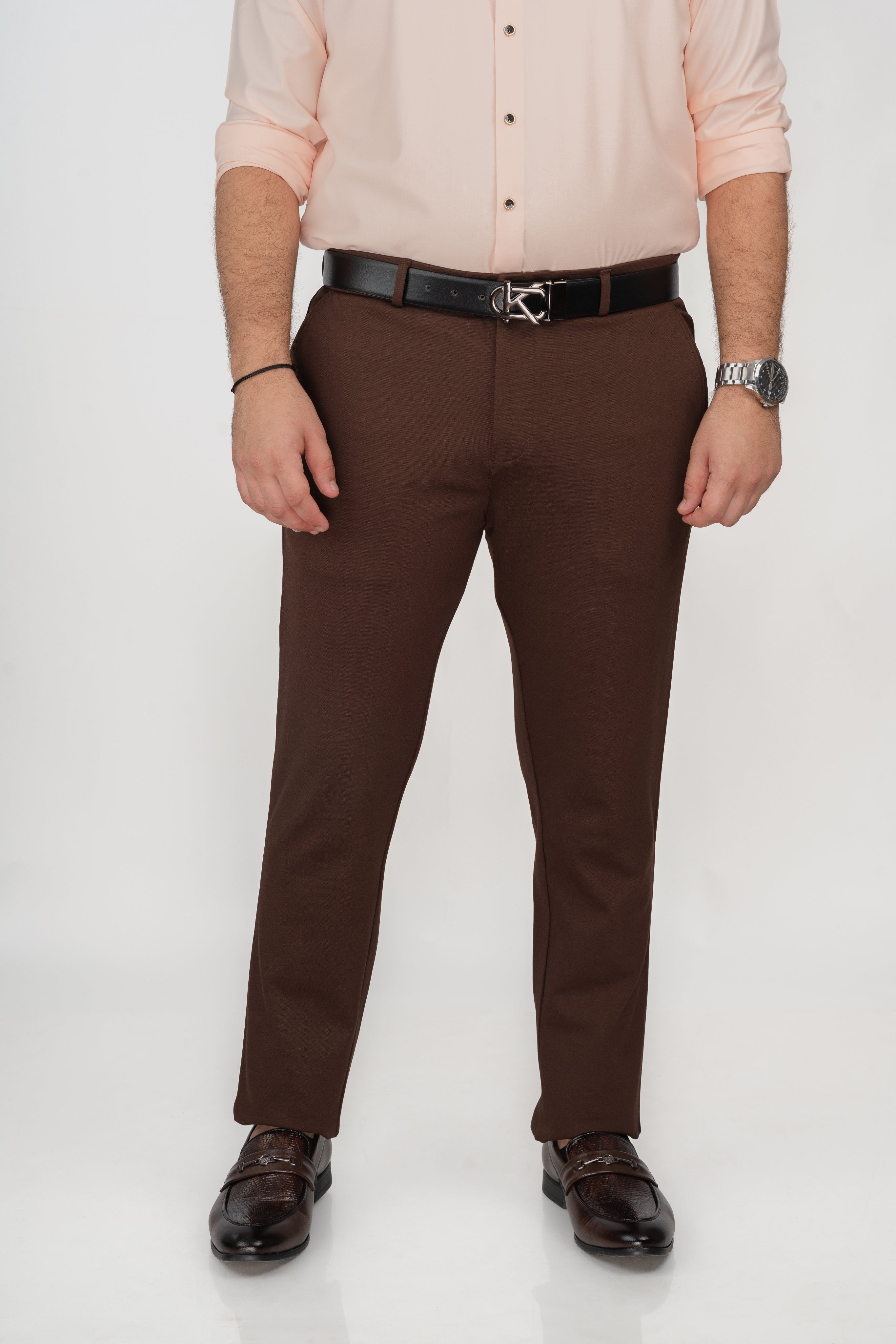 Brown Stretch Pant