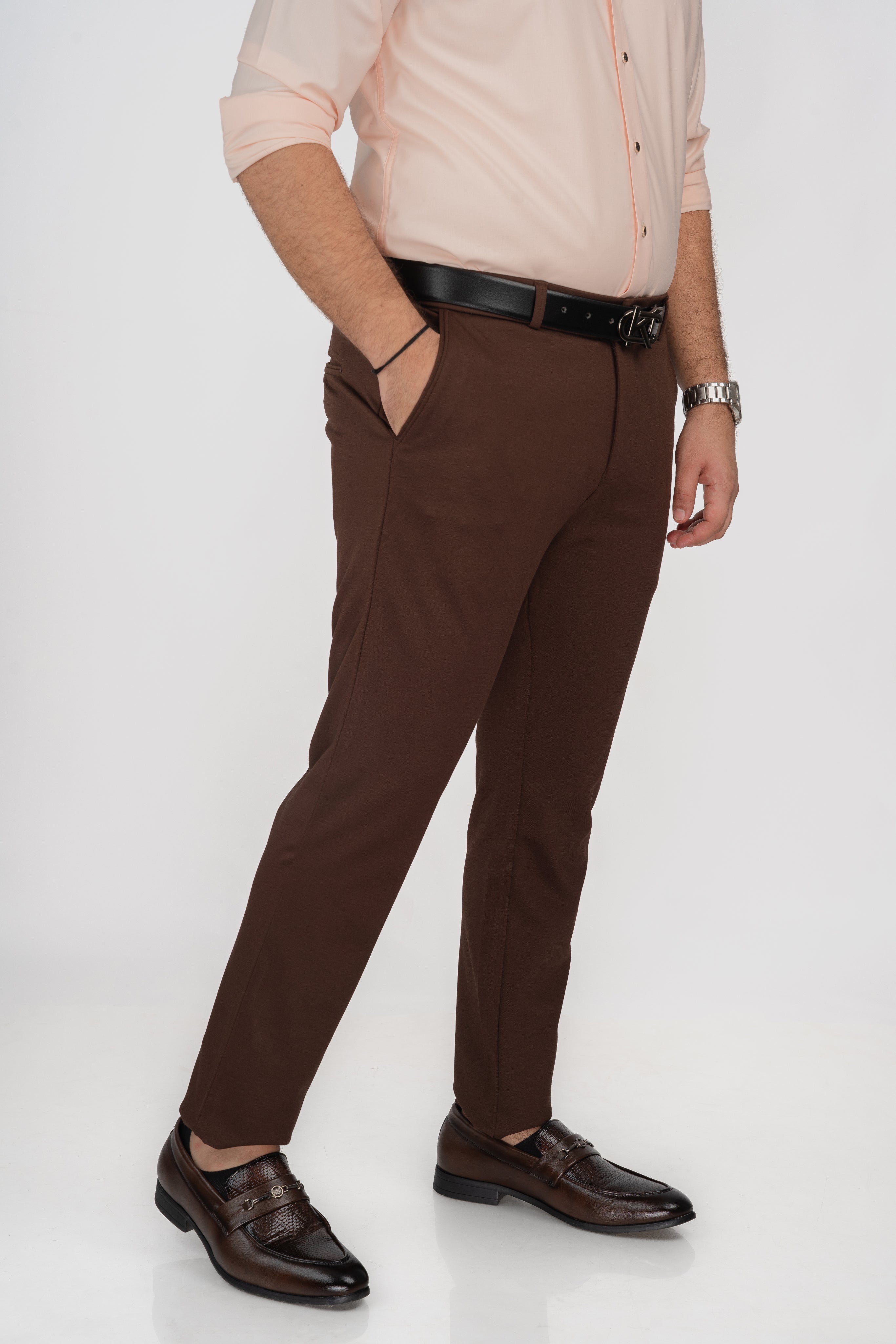 Brown Stretch Pant