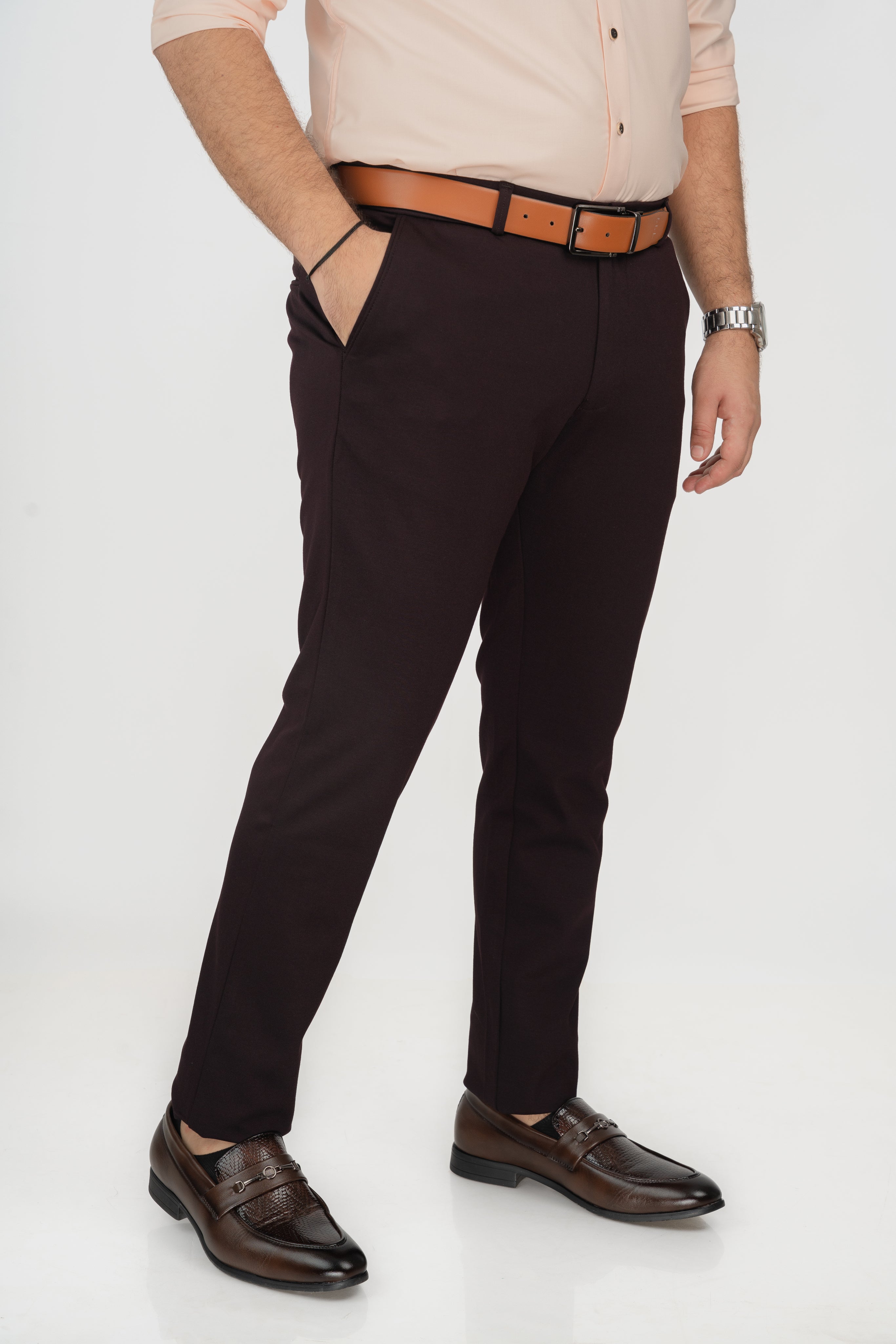 Wine Stretch Pant