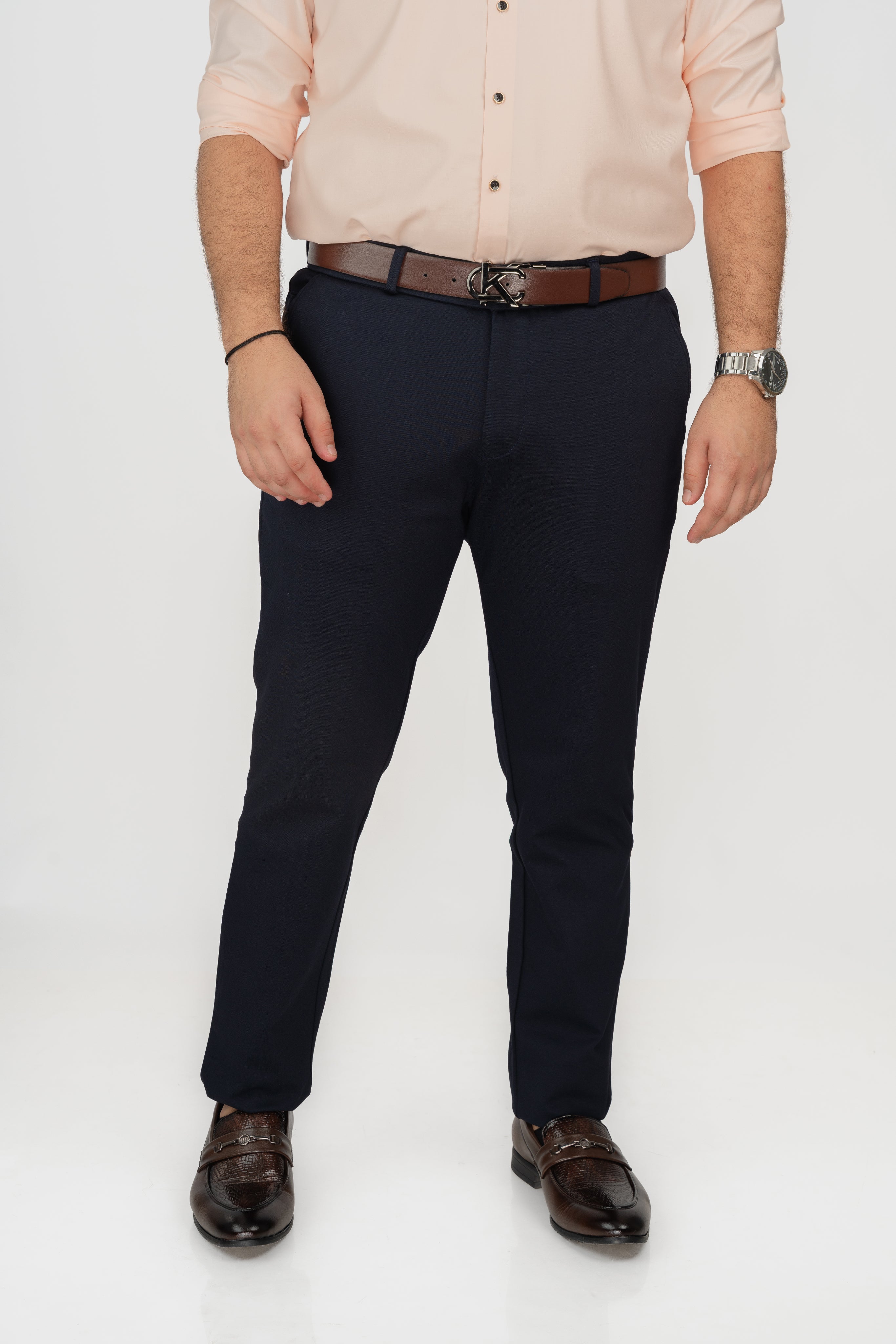 Navy Blue Stretch Pant