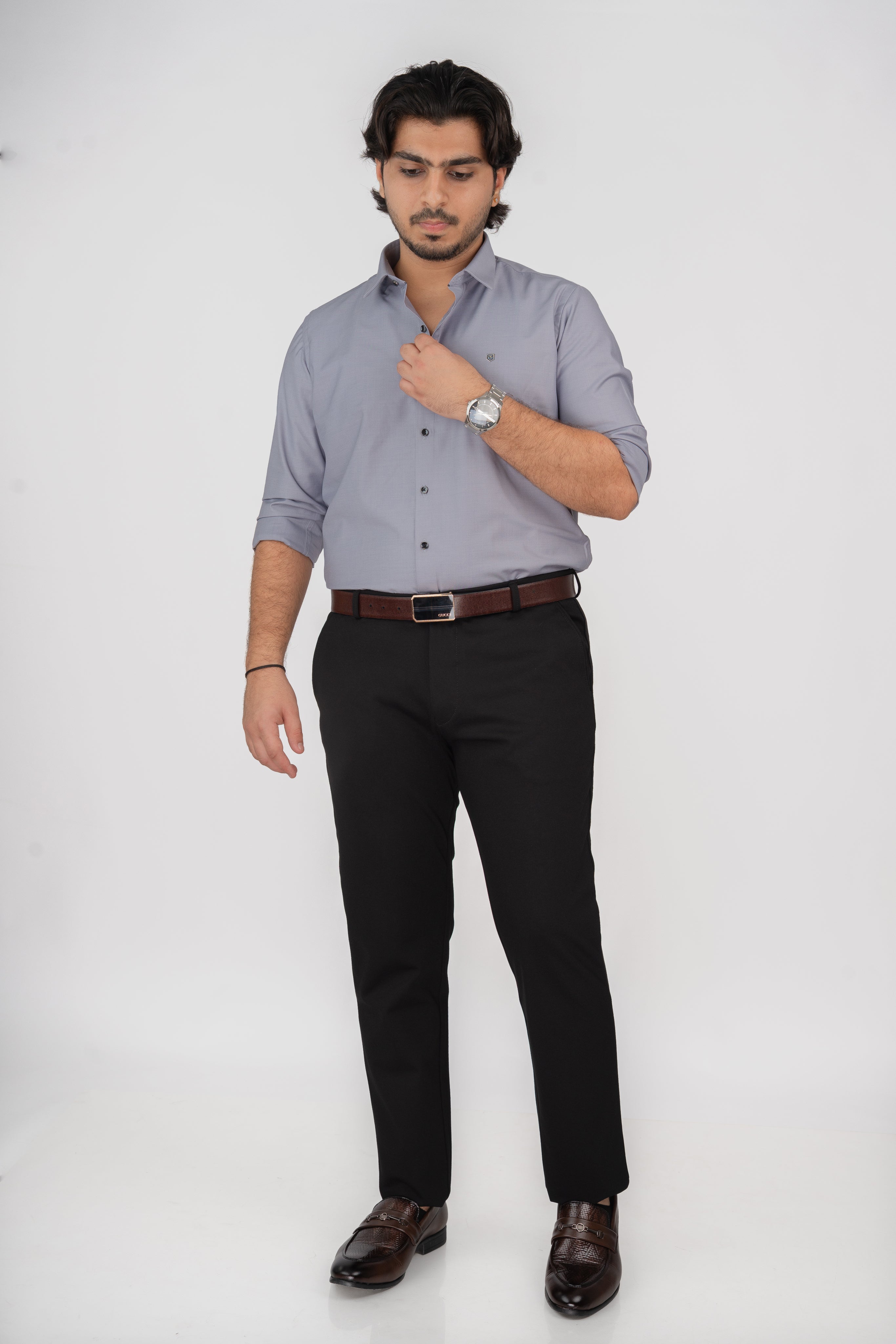 Black Stretch Pants Trouser